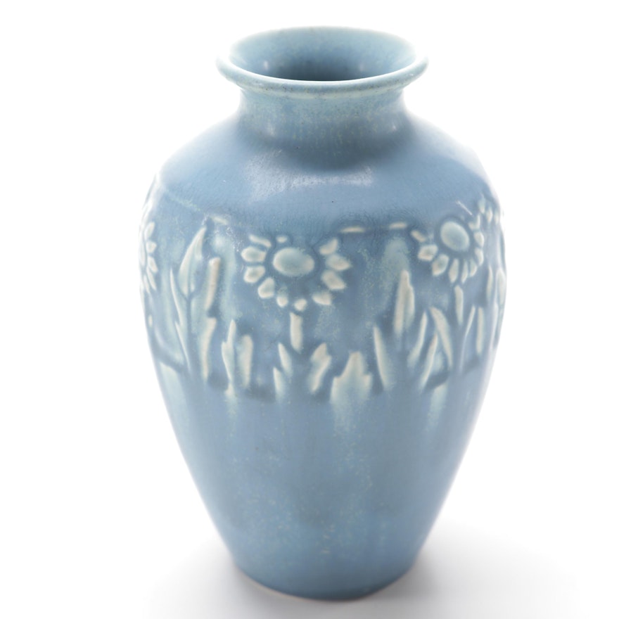 Rookwood Pottery Matte "Sunflower" Vase, 1928