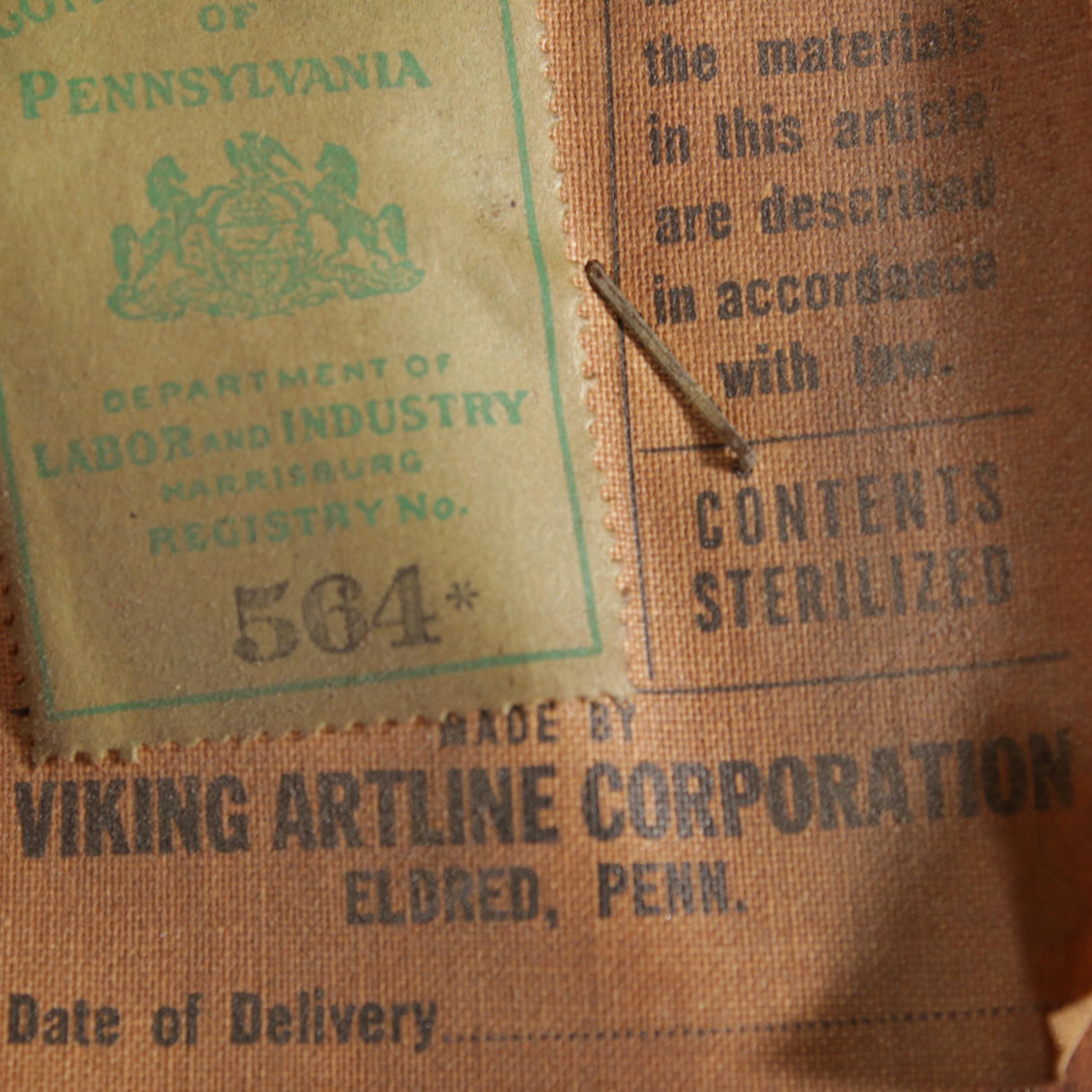 Viking Artline Mid Century Modern Yellow Vinyl and Wood Armchair