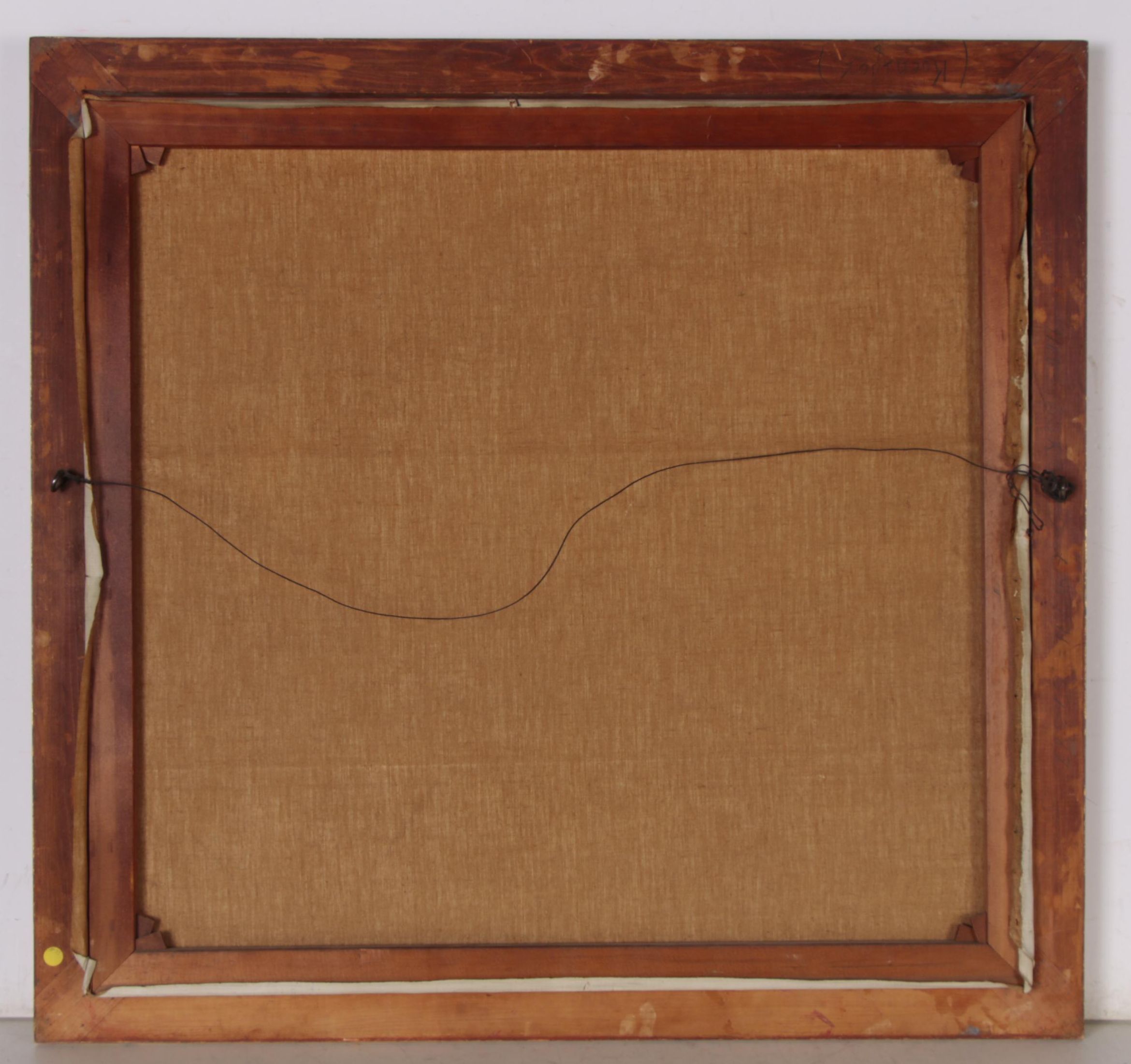 Walter Koeniger Winter Landscape Oil Painting "Winter Quiet," 1930