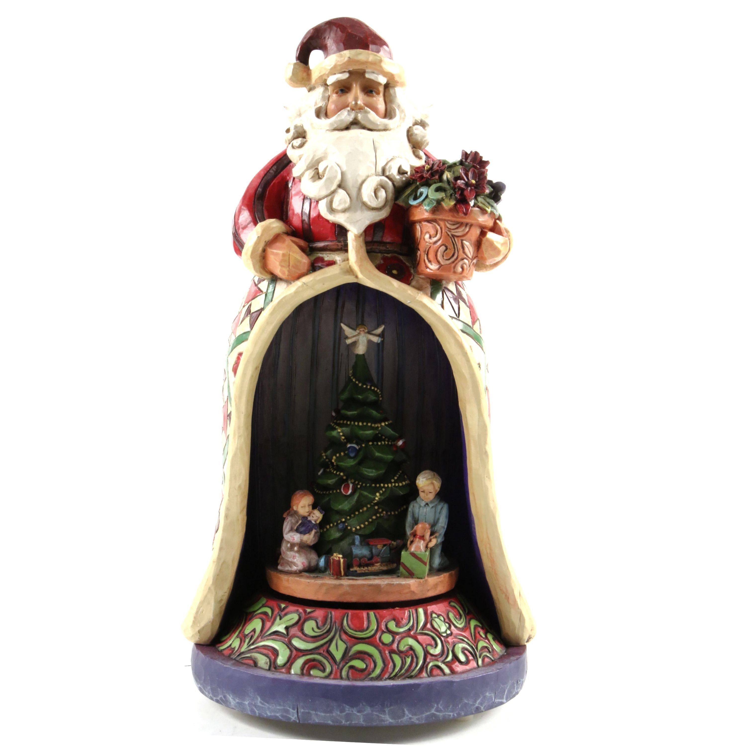 Jim Shore "Christmas Spirit Lives Within" Musical Figurine