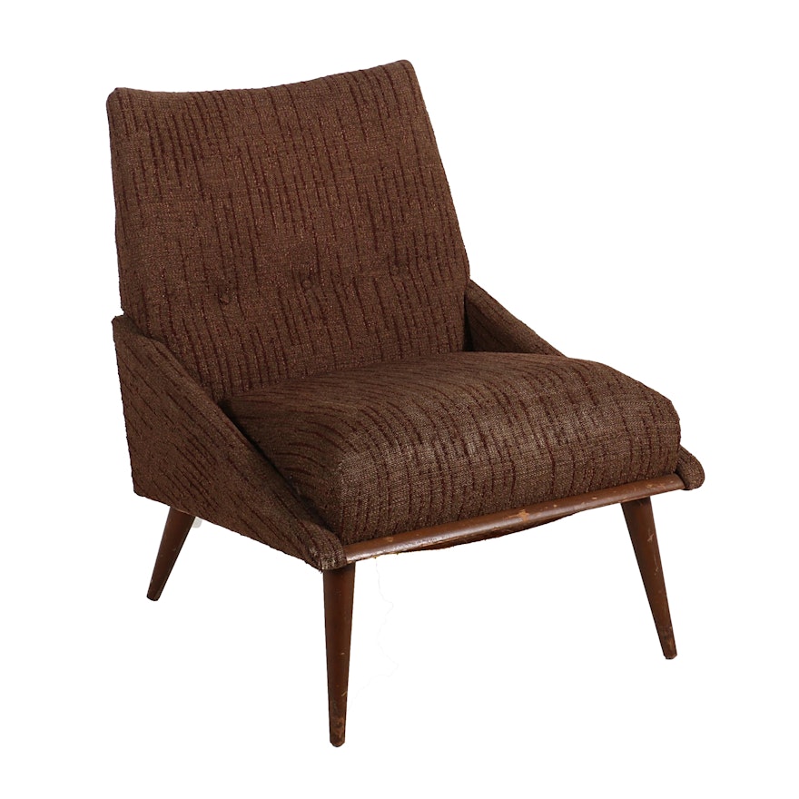 Kroehler Mid Century Modern Upholstered Side Chair, Mid-20th Century