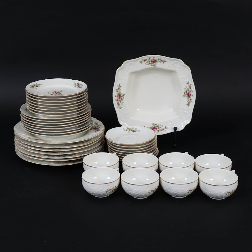 Rosenthal "Sanssouci Rose Ivory" Porcelain Dinner and Serveware