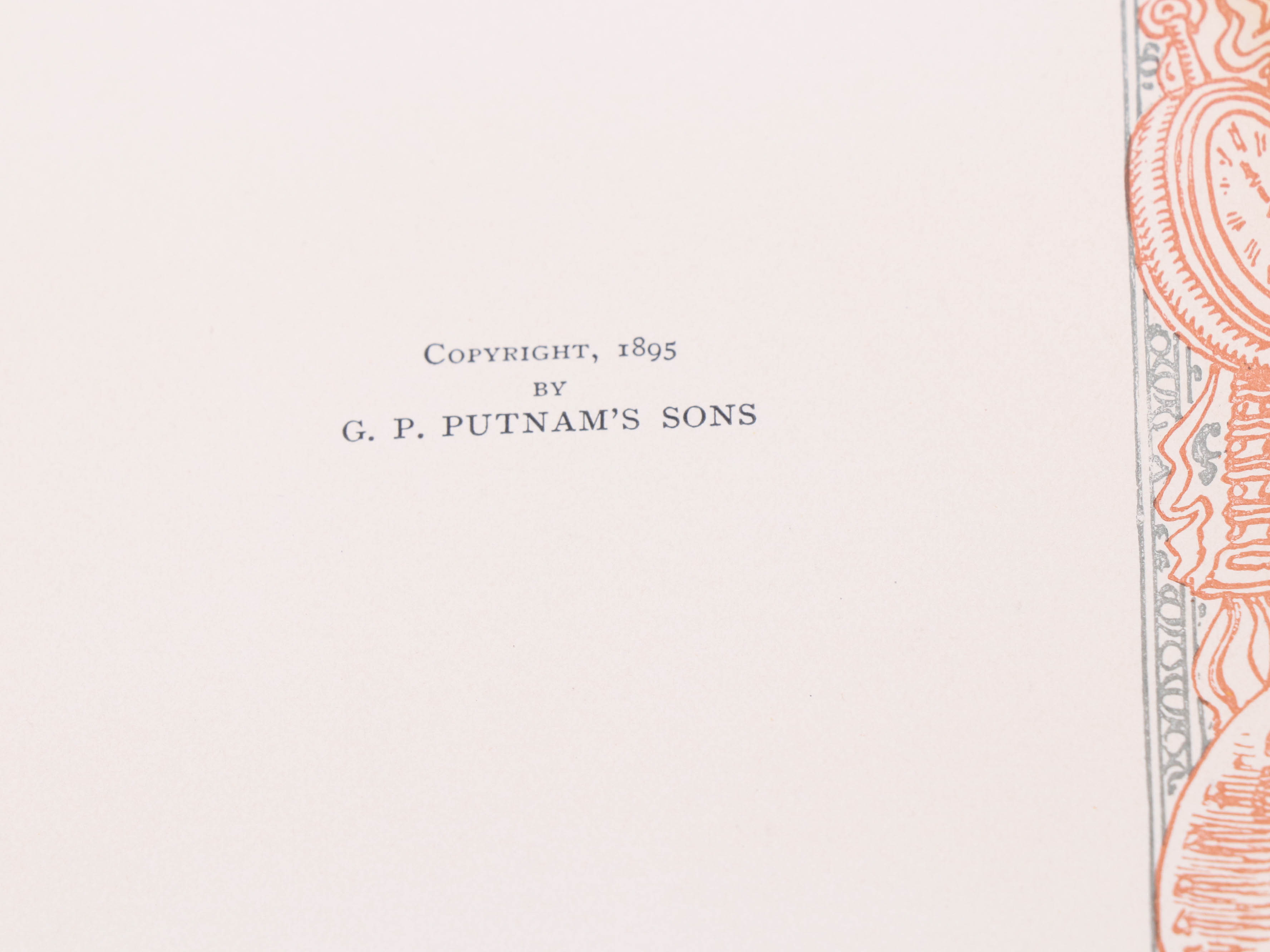 "Tales of a Traveler" by Washington Irving, 1895