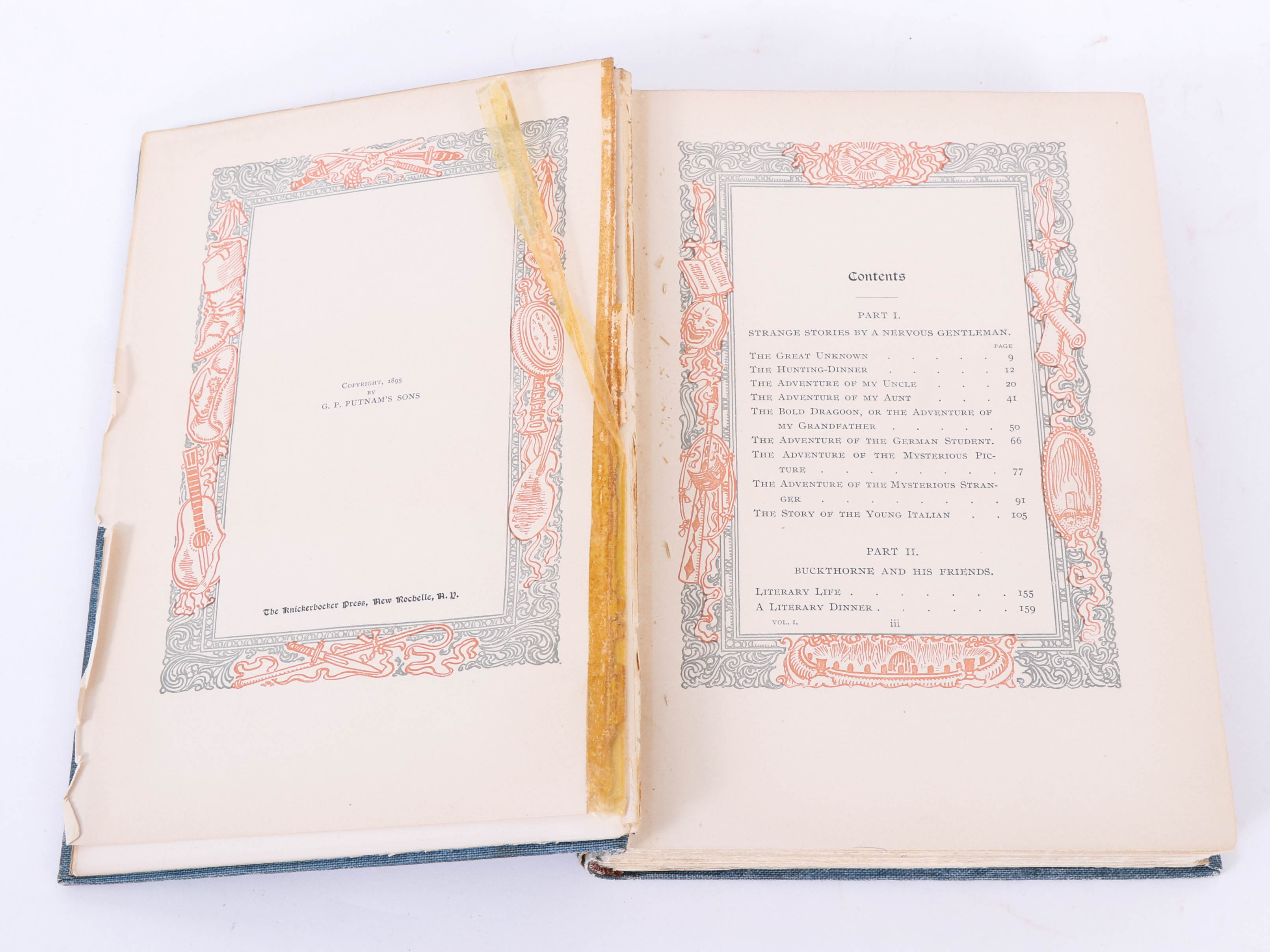 "Tales of a Traveler" by Washington Irving, 1895