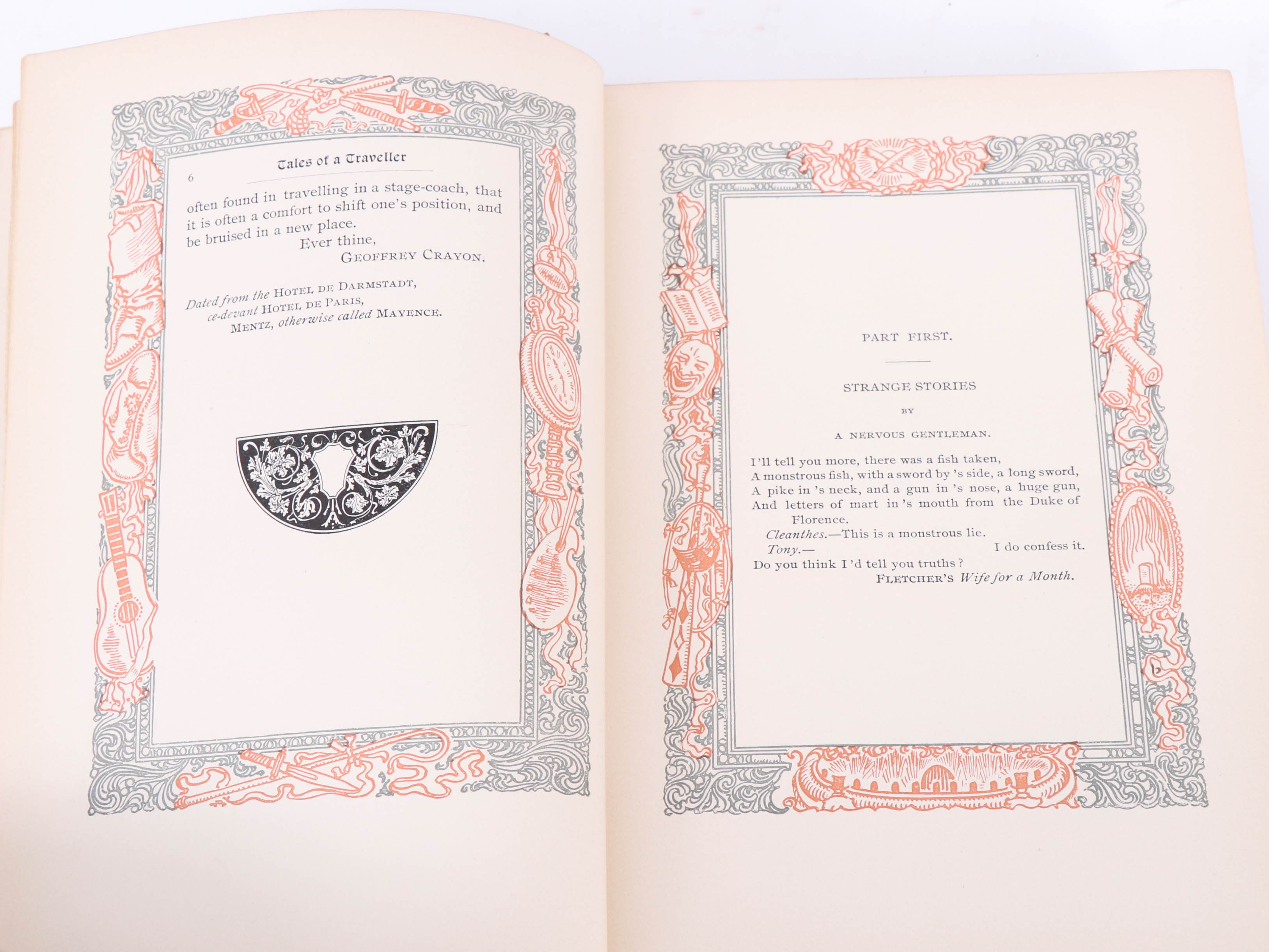 "Tales of a Traveler" by Washington Irving, 1895