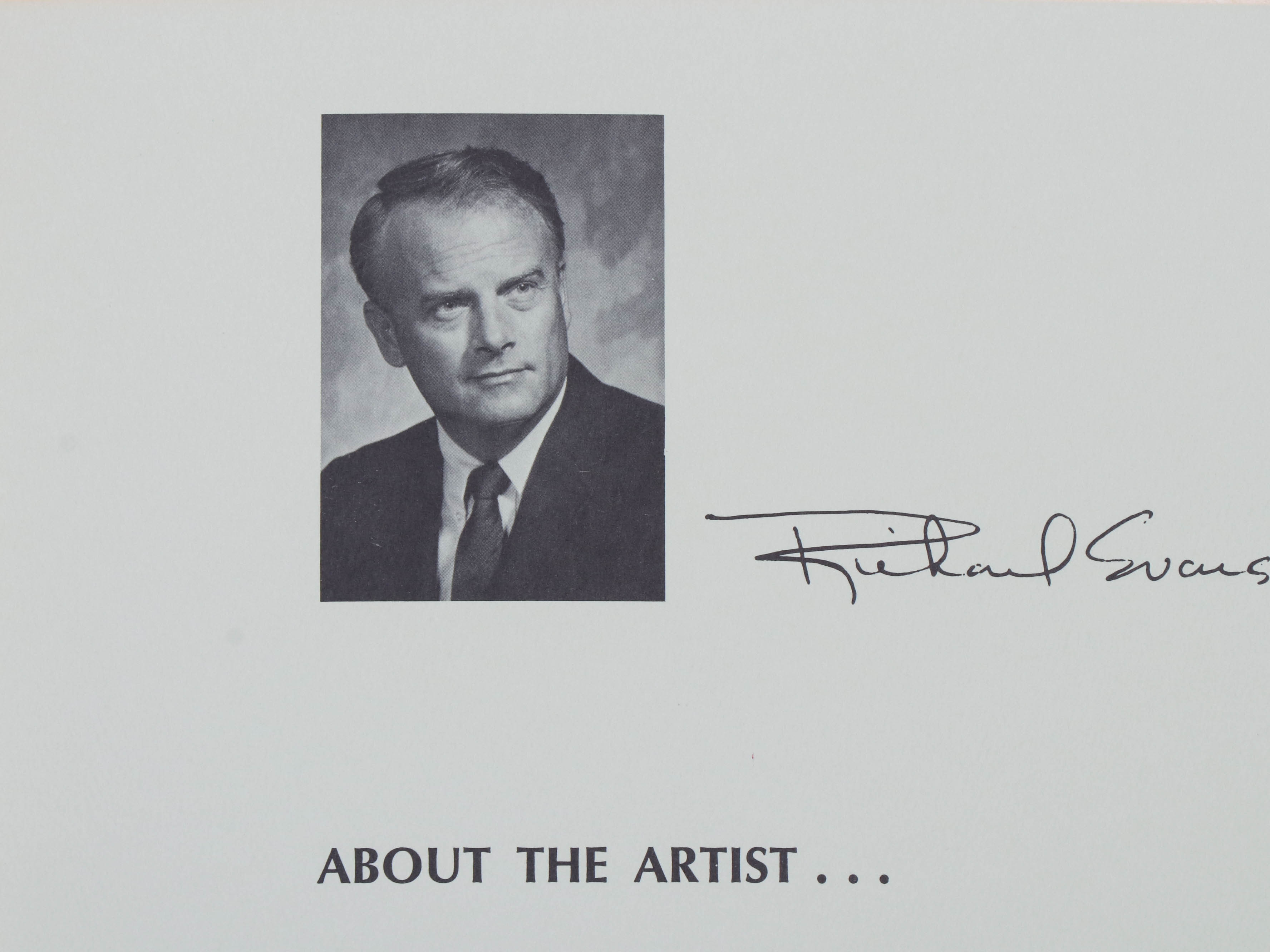 Richard Evans Younger Offset Lithograph "Yearling, Young Bobcat"