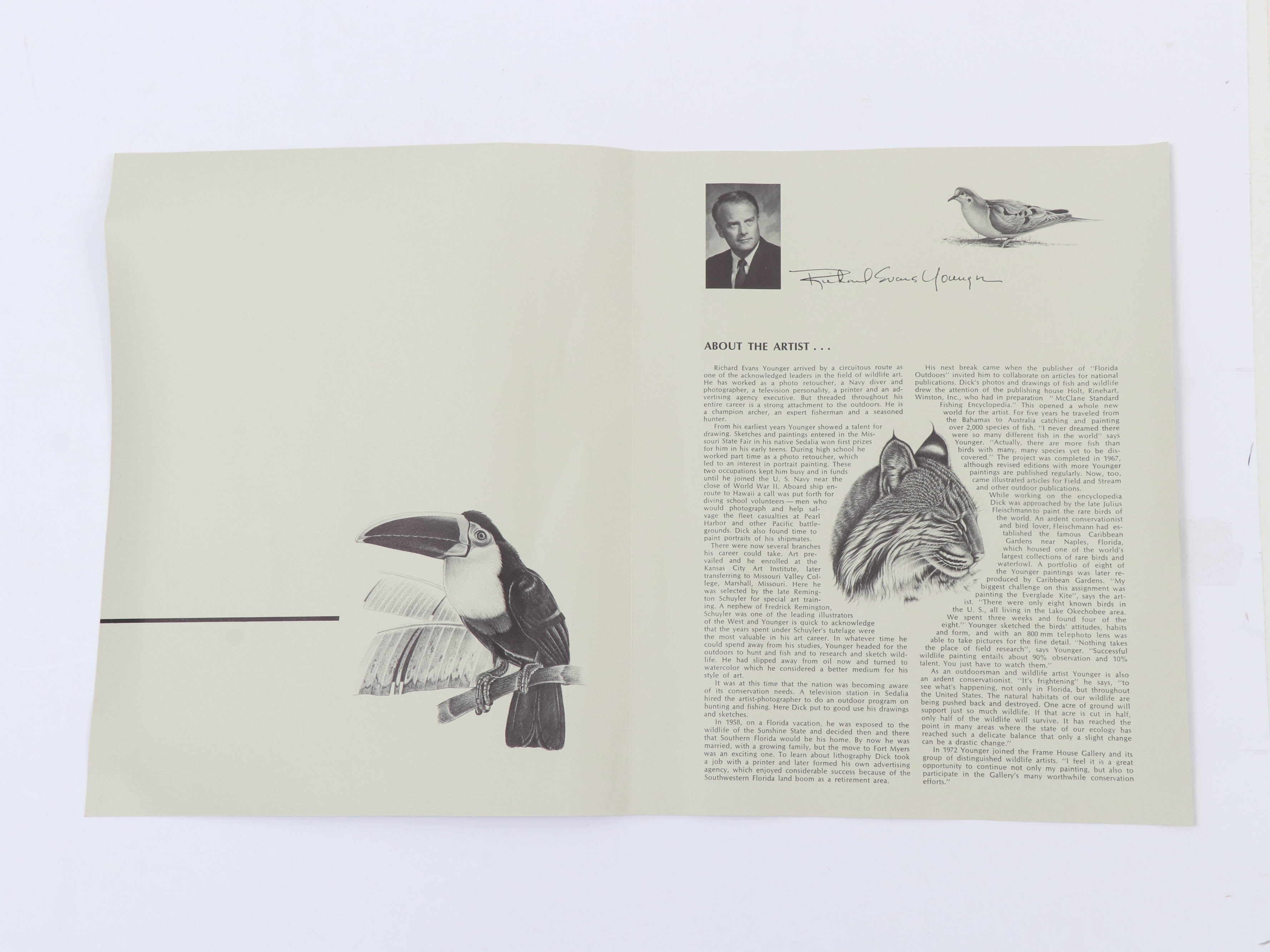 Richard Evans Younger Offset Lithograph "Cheetah," circa 1972