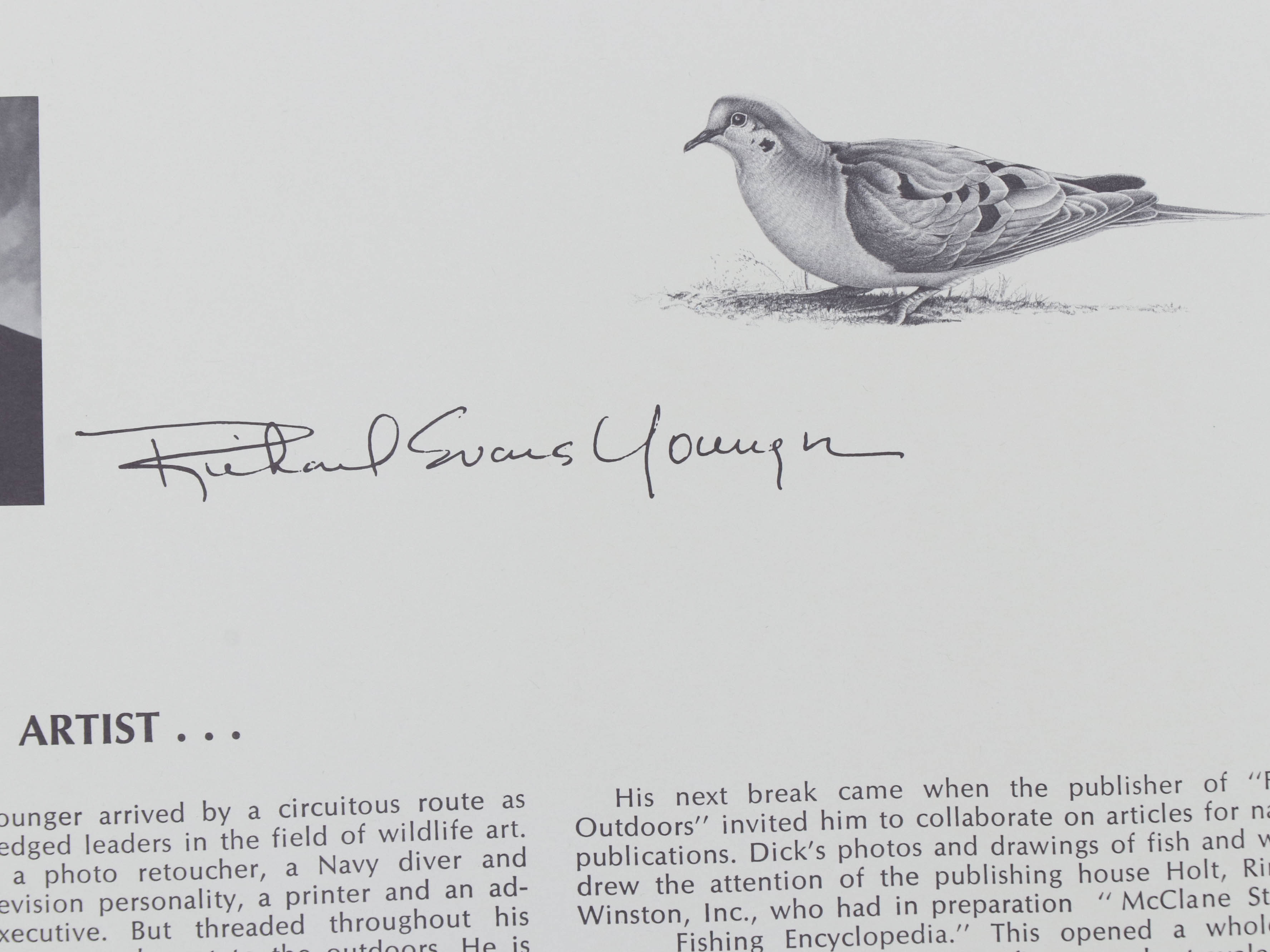 Richard Evans Younger Offset Lithograph "Cheetah," circa 1972