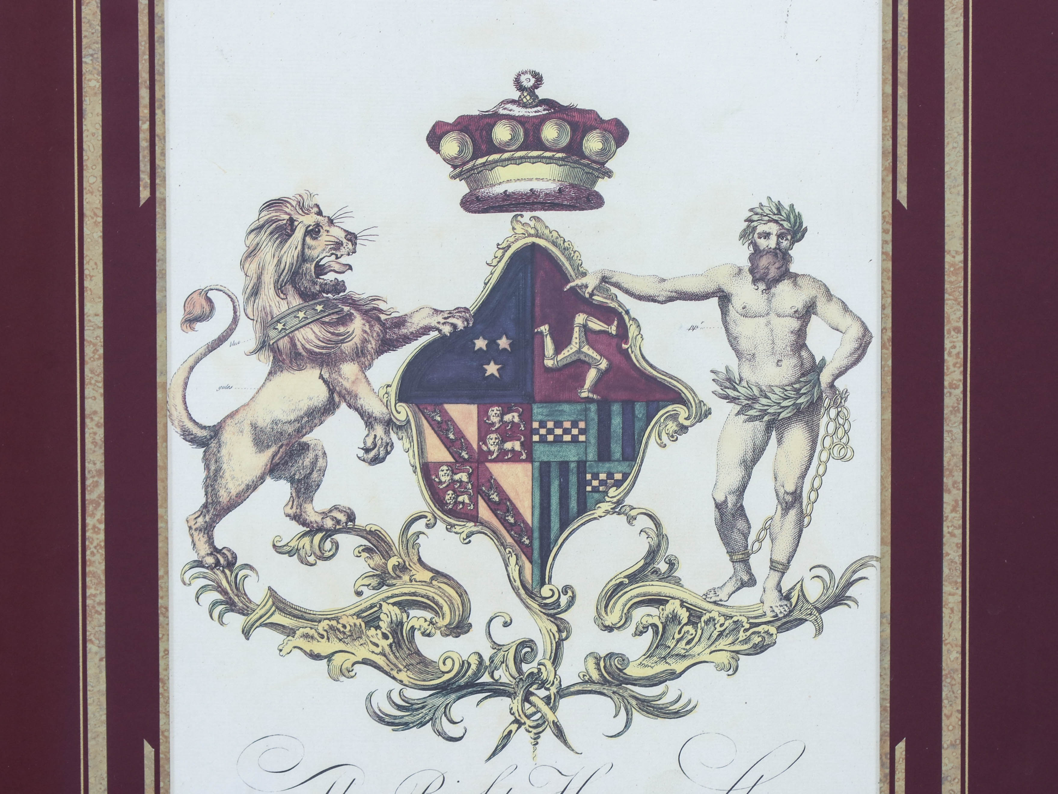 Coat of Arms Reproduction Lithographs