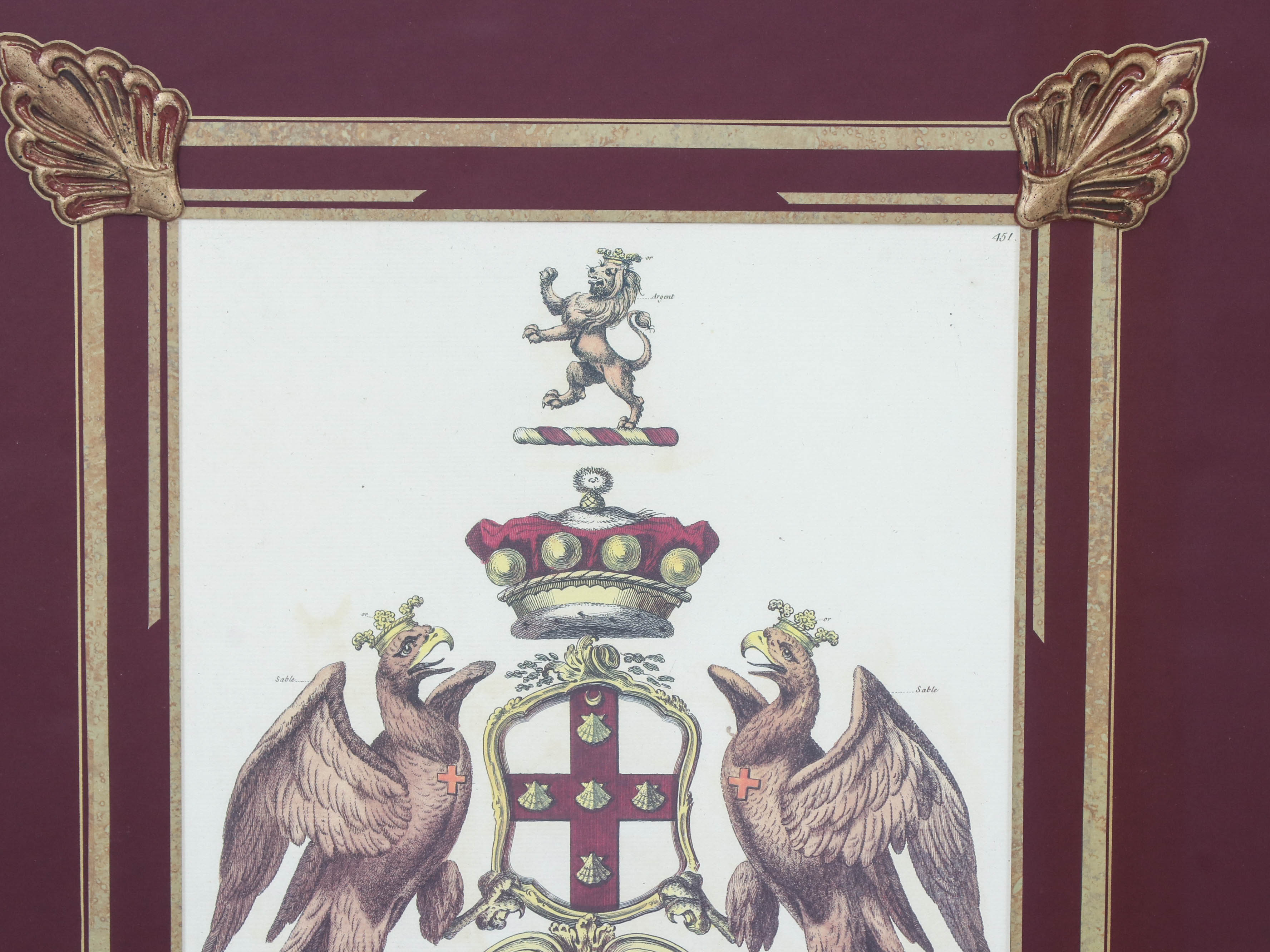 Coat of Arms Reproduction Lithographs