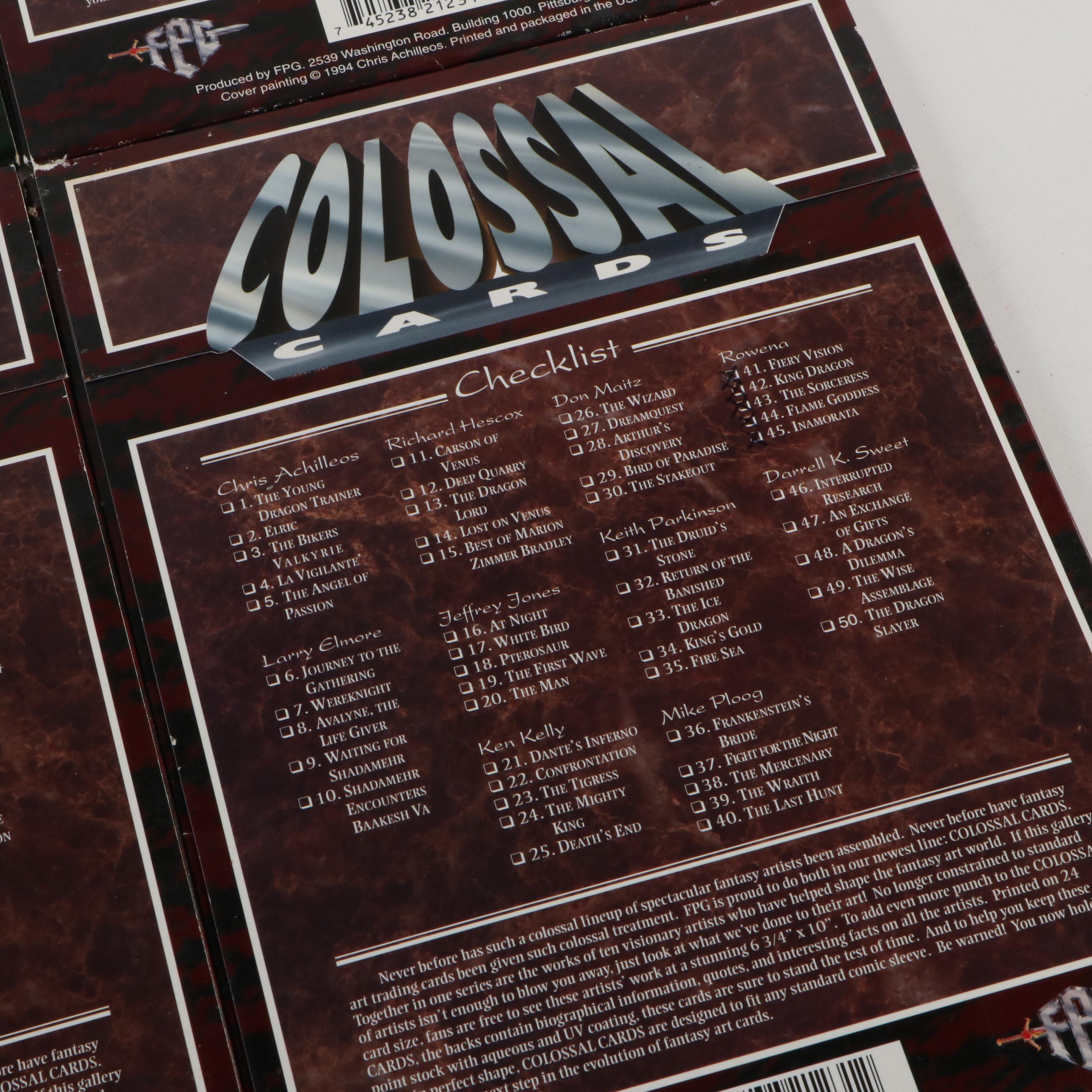 Set of 10 FPG "Colossal Cards" Packs