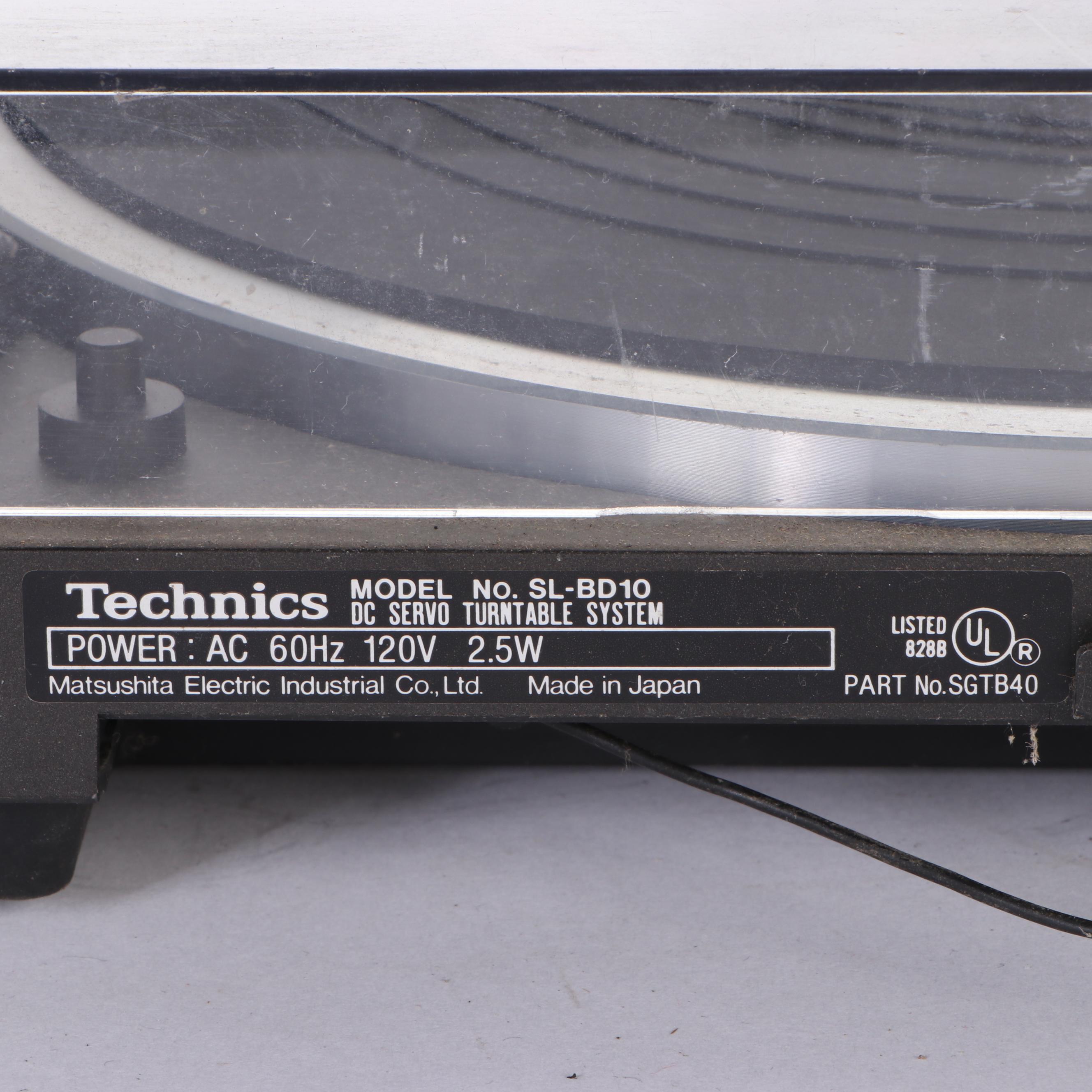 Technics "DC Servo" SL-BD10 Turntable System, 1980s