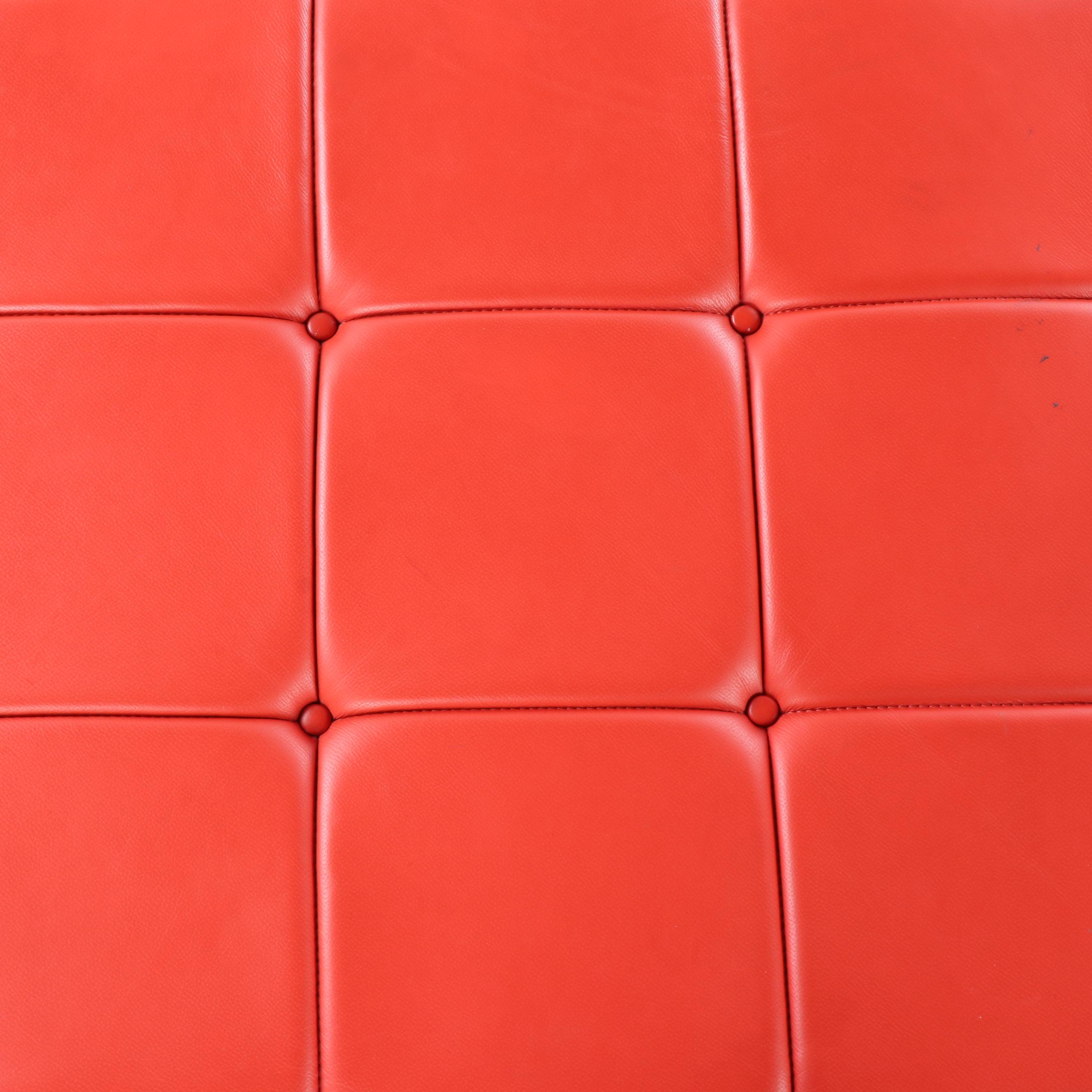 Contemporary Modern Vinyl Upholstered Bench