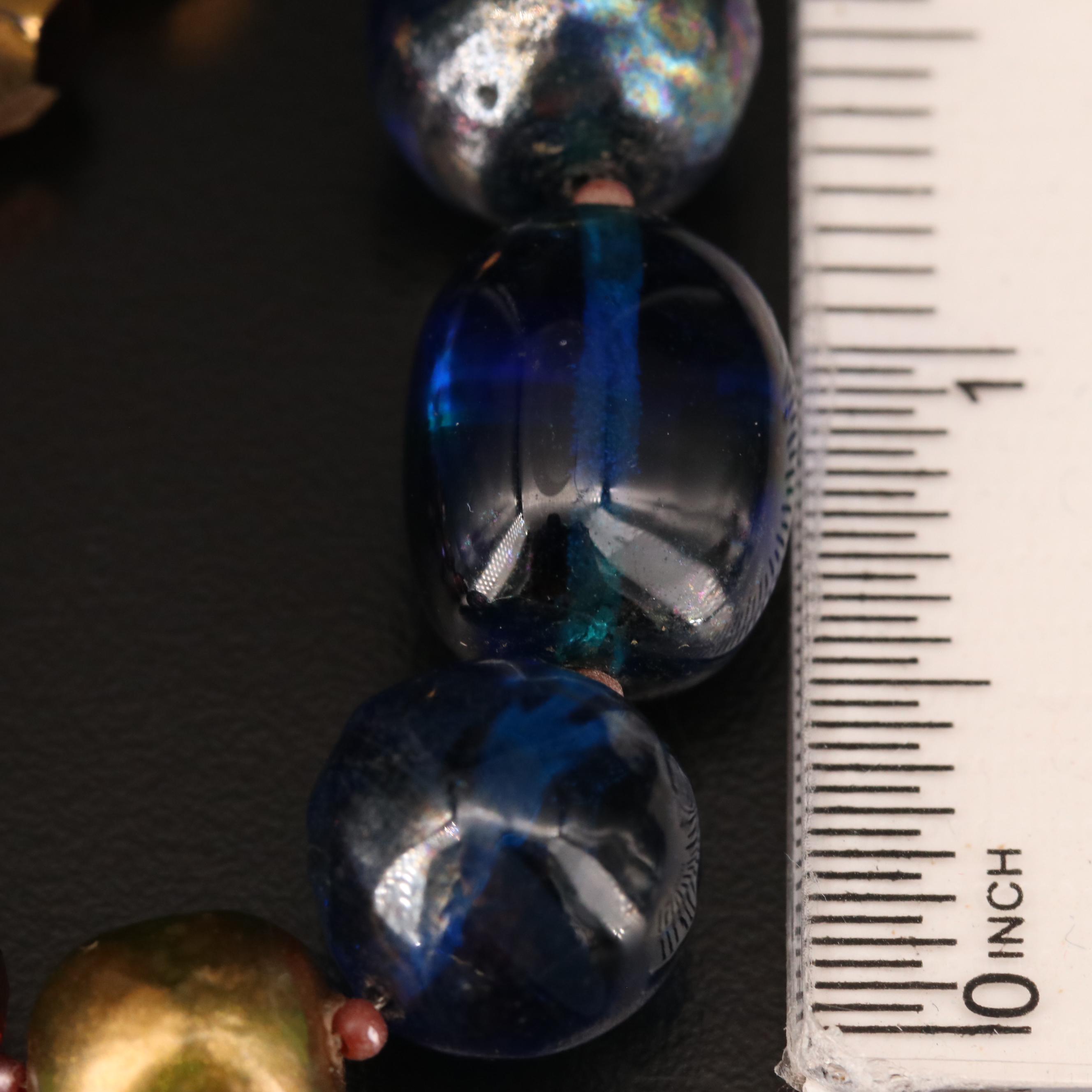 Vintage Judith McCann Designs Glass Beaded Necklace