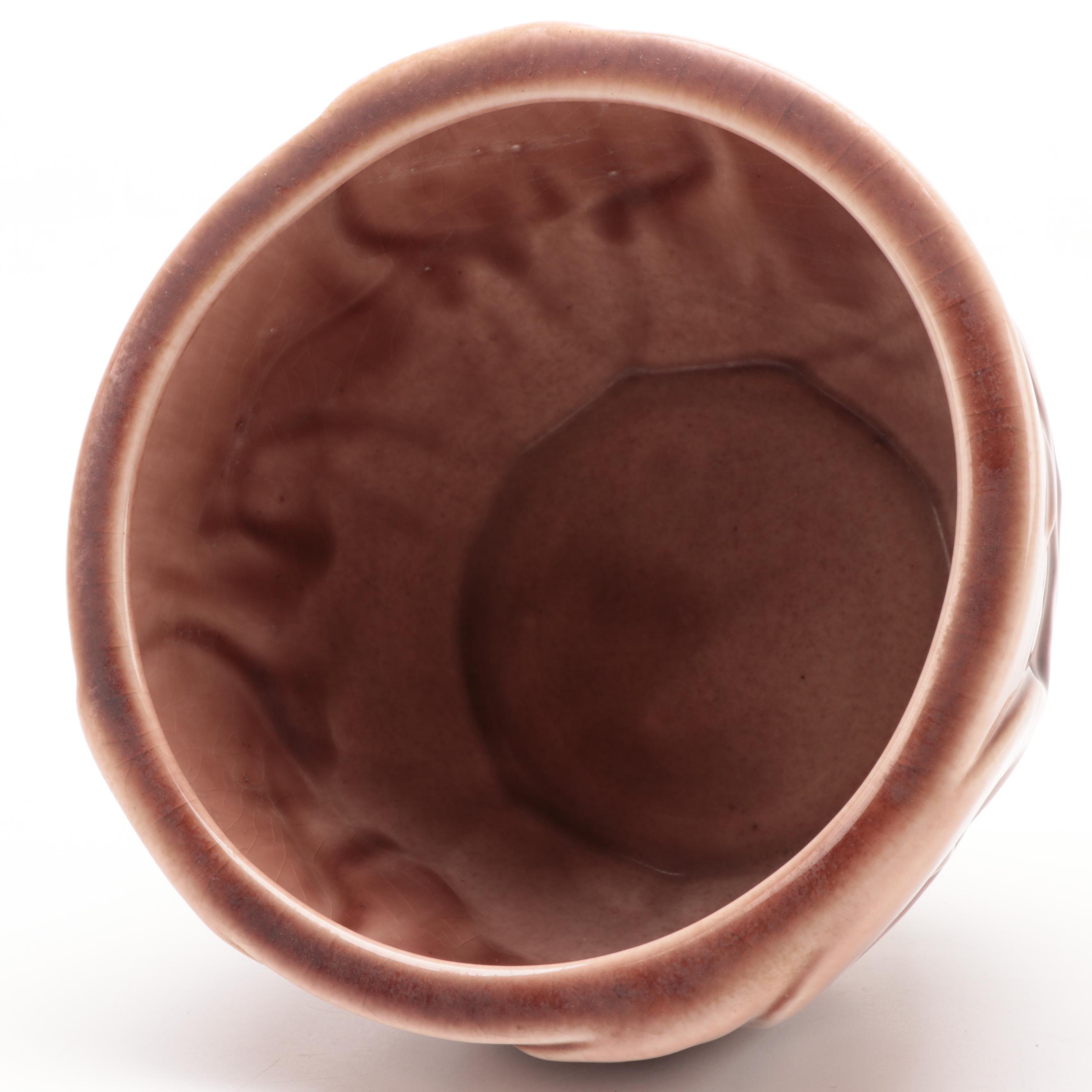 Rookwood Pottery High Gloss Glaze Calla Lilly Motif Planter, 1945