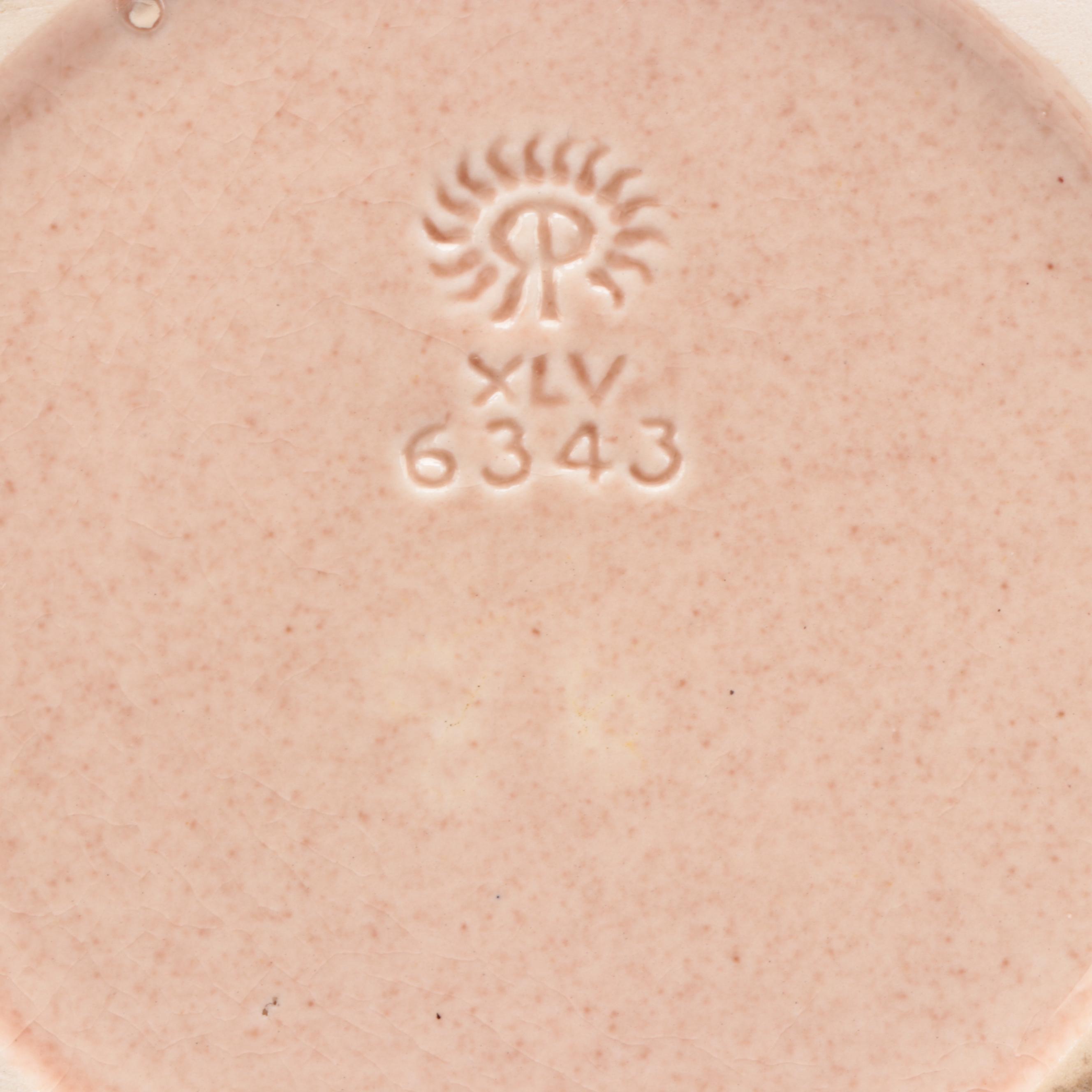 Rookwood Pottery High Gloss Glaze Calla Lilly Motif Planter, 1945