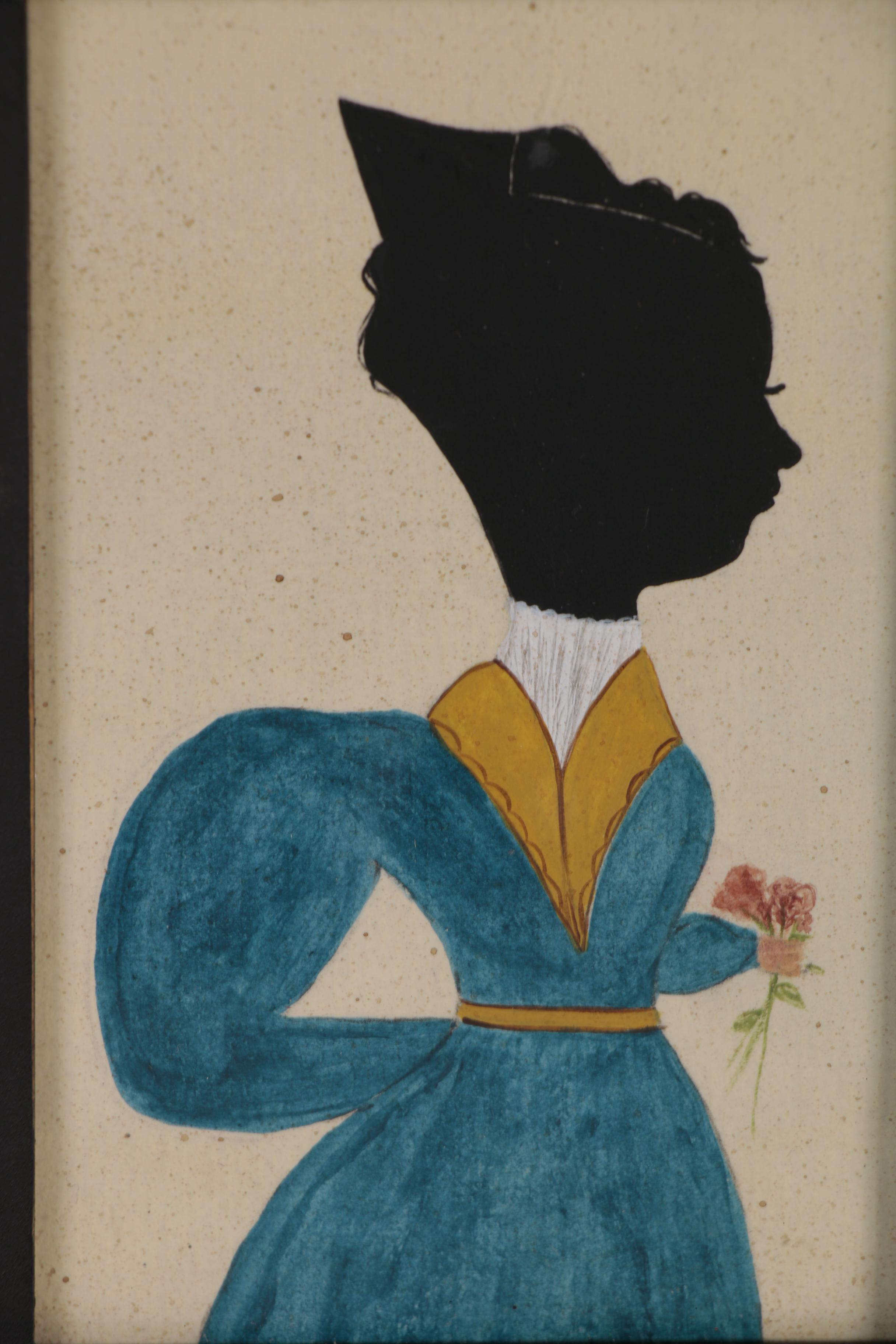 Emily Hollinger American Naïve Folk Art Gouache Paintings