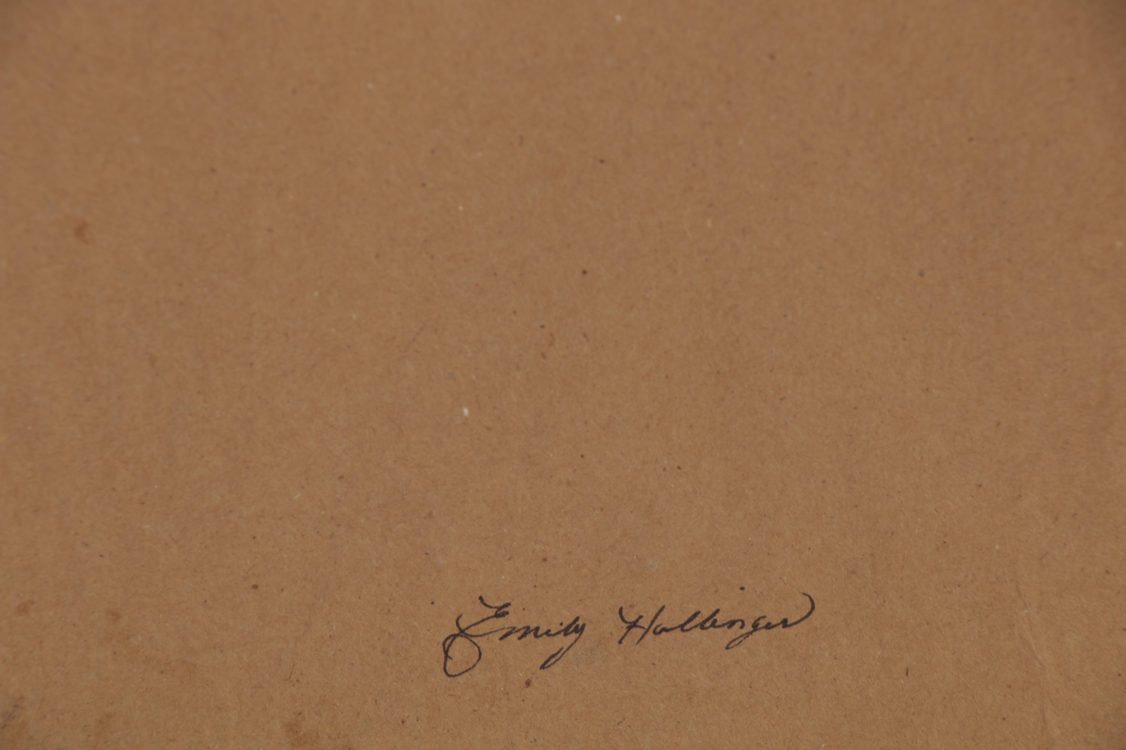 Emily Hollinger American Naïve Folk Art Gouache Paintings