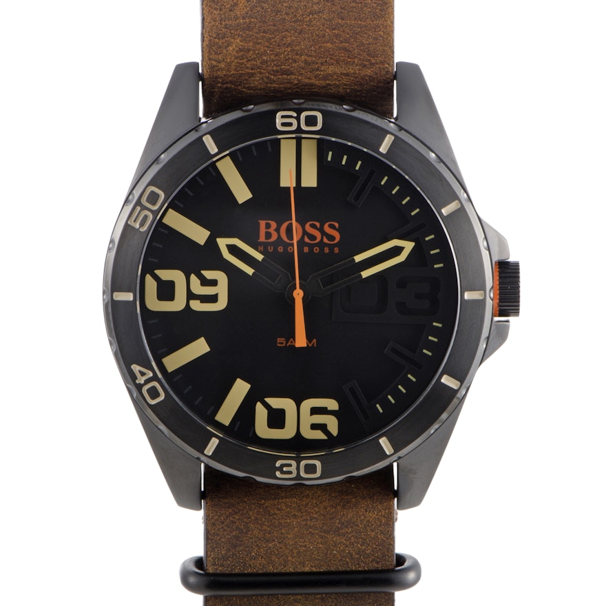 Hugo Boss Berlin Chronograph Wristwatch Black