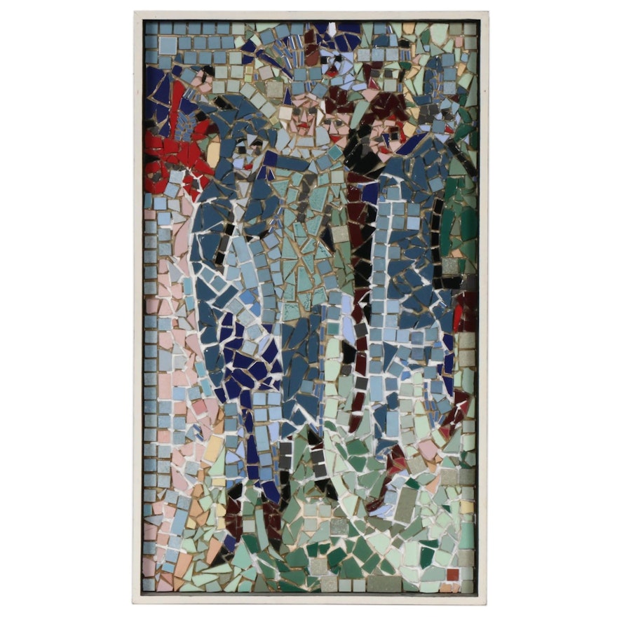 Nancy MacGregor Figural Tile Mosaic