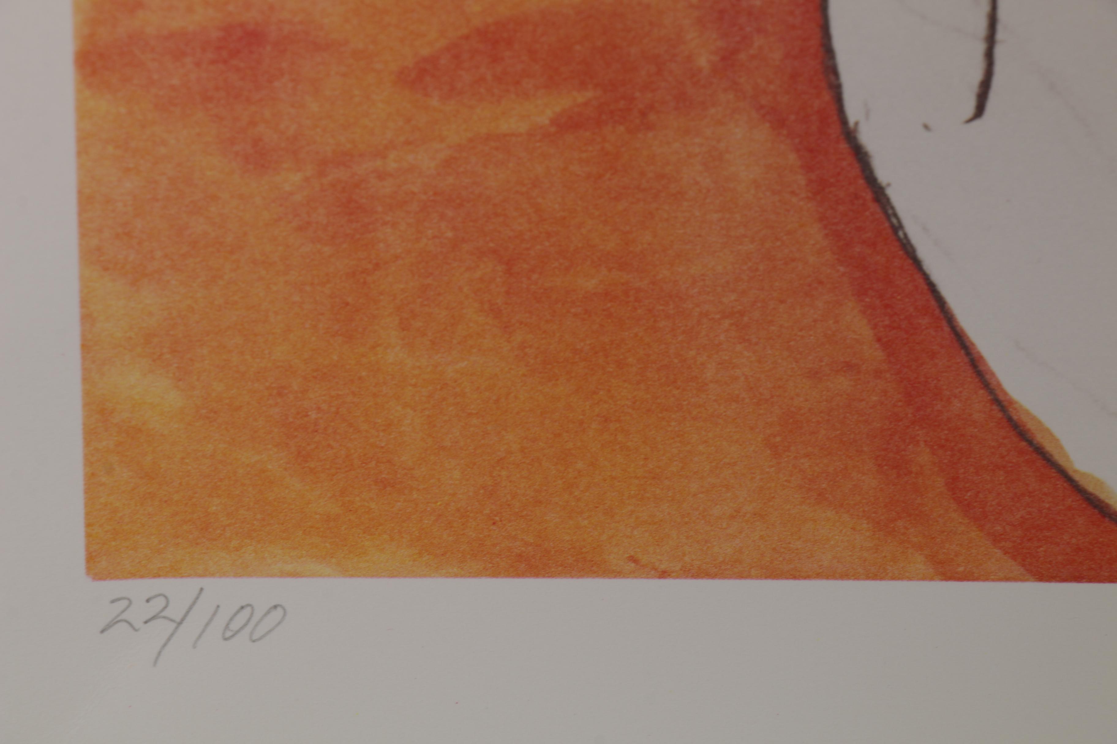 Maria Lassnig Limited Edition Offset Lithograph "Aus der Edition Friendship"