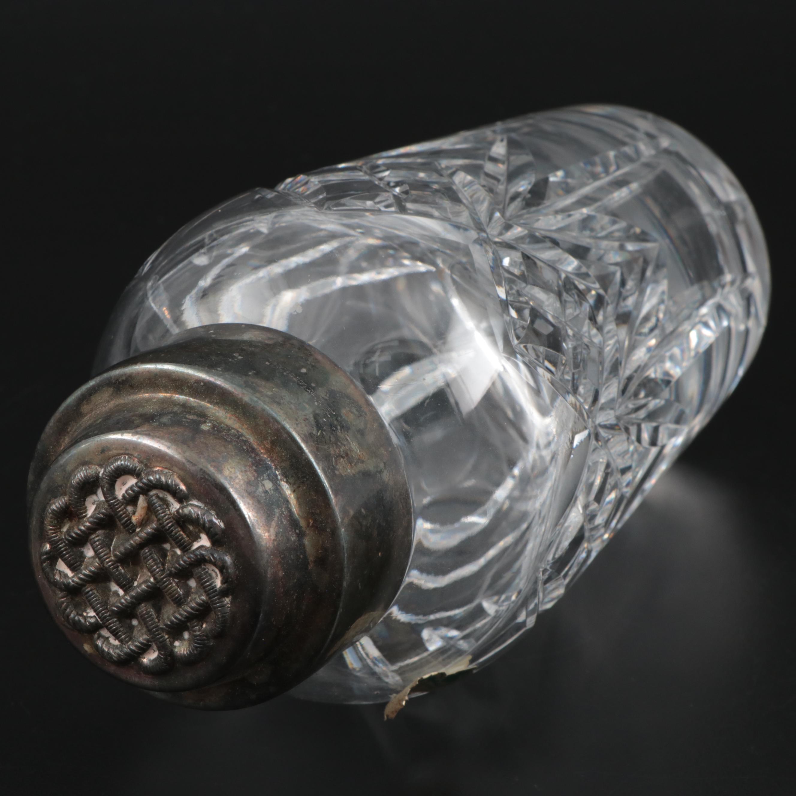 Waterford Crystal "Lismore" Cocktail Shaker, circa 1960