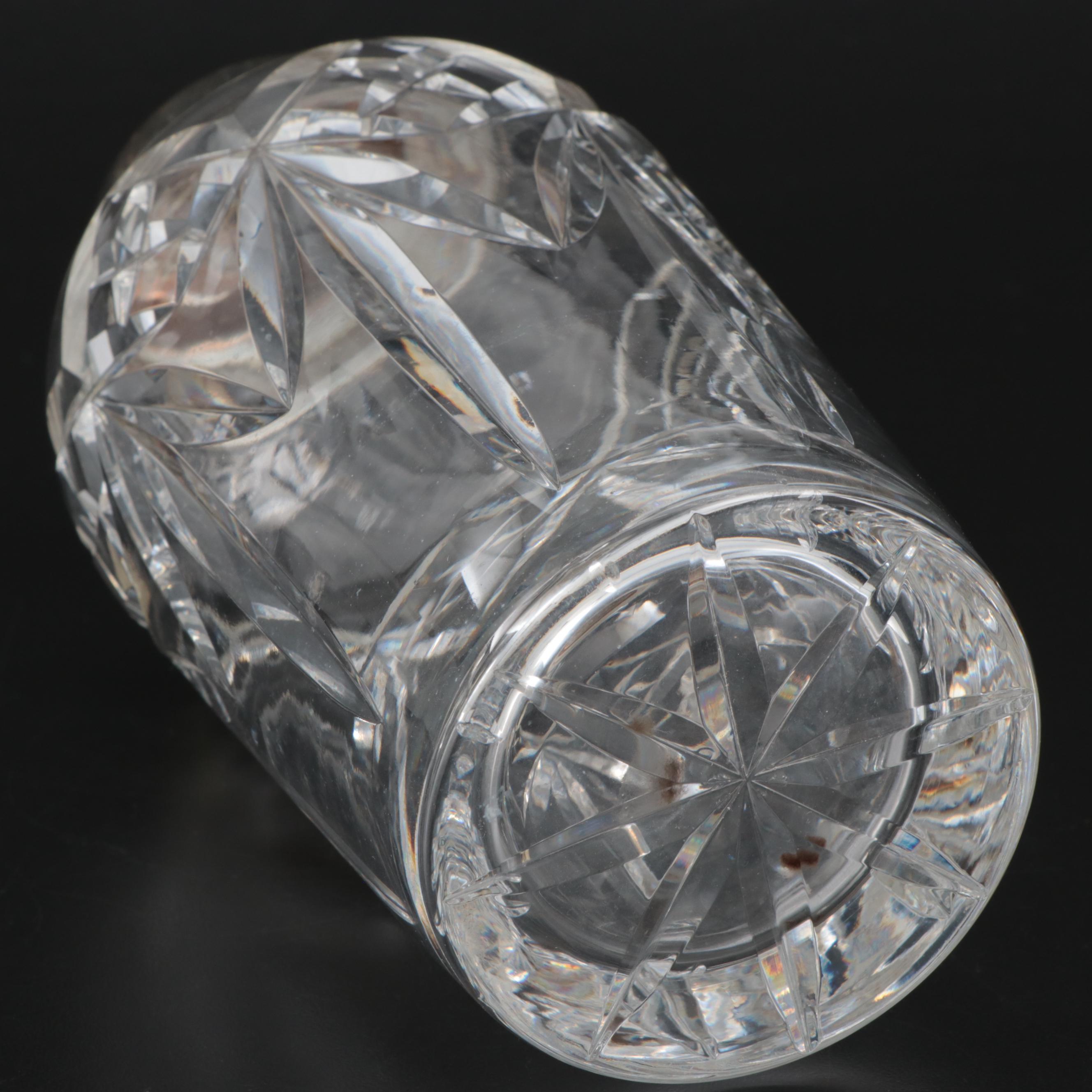 Waterford Crystal "Lismore" Cocktail Shaker, circa 1960