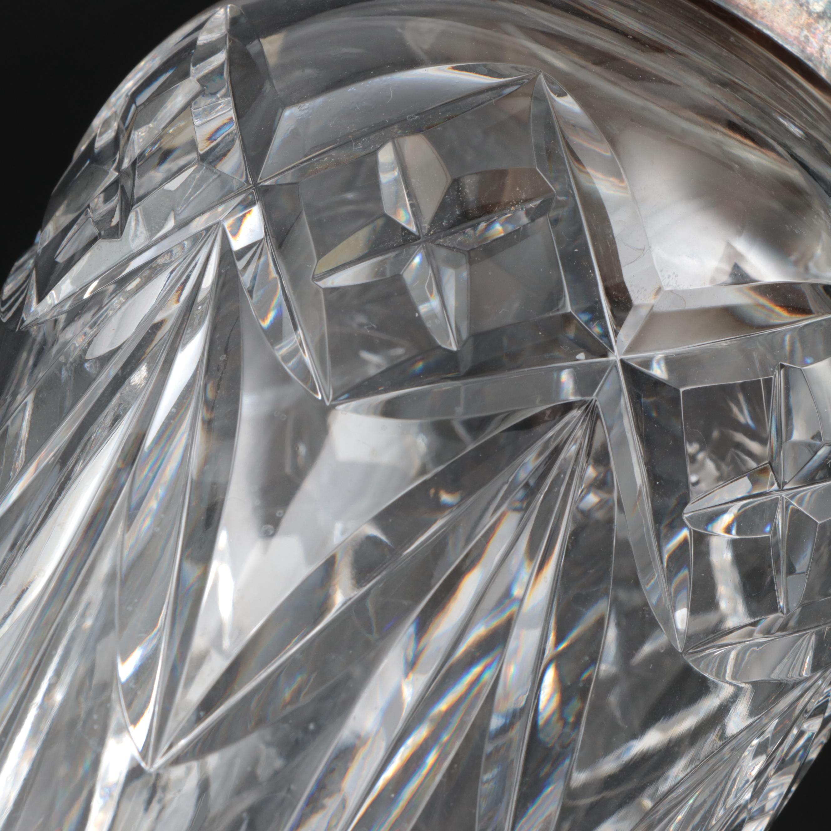 Waterford Crystal "Lismore" Cocktail Shaker, circa 1960