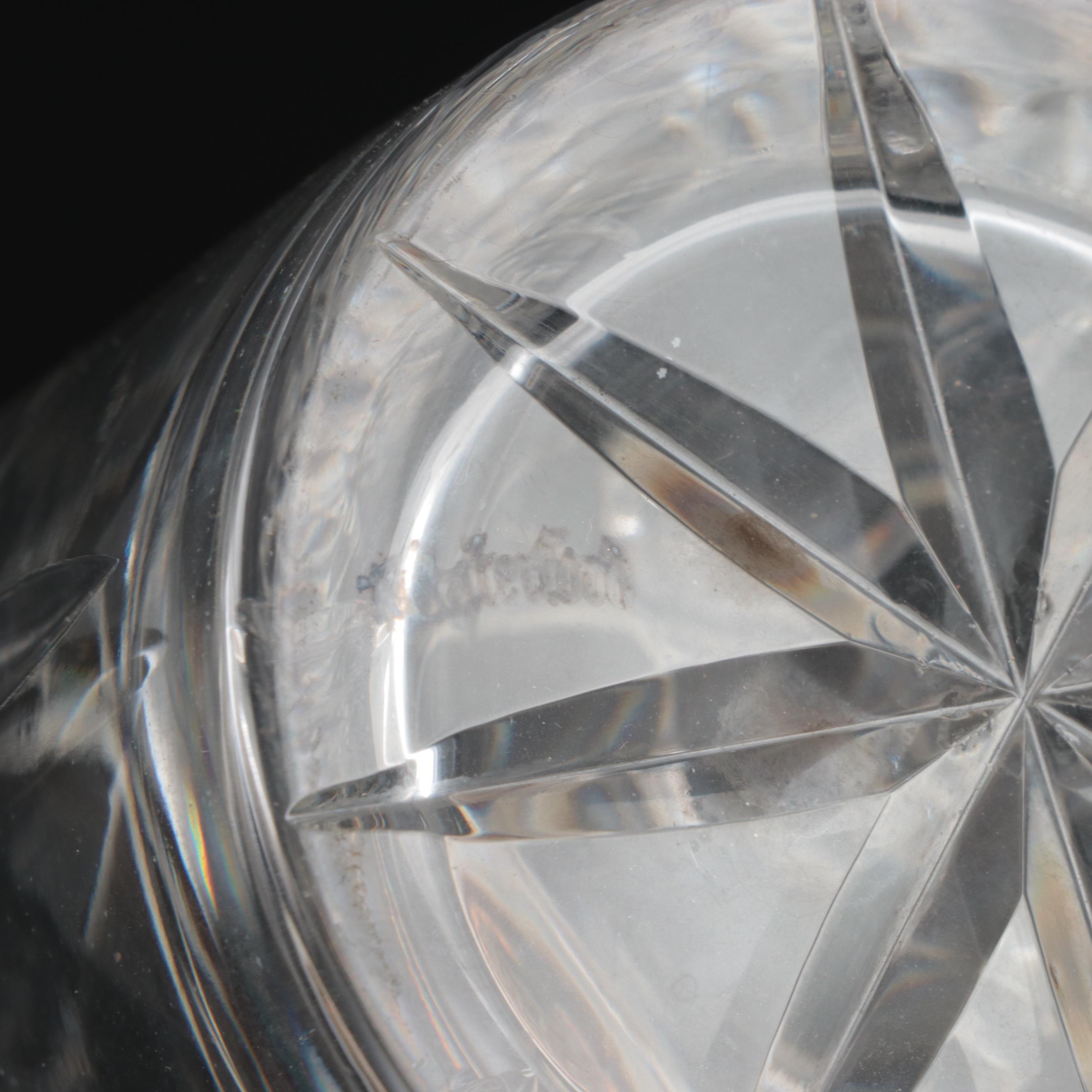 Waterford Crystal "Lismore" Cocktail Shaker, circa 1960