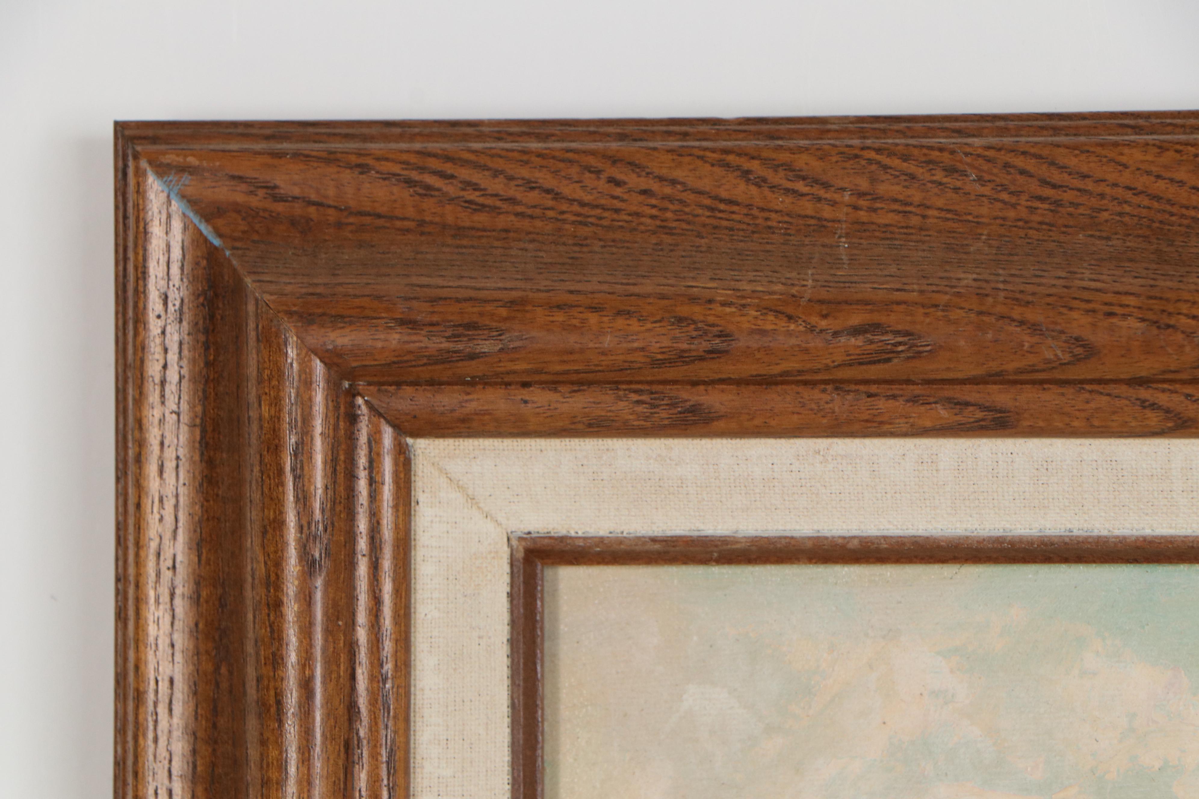 J. Bardot Parisian Street Scene Oil Painting, Mid to Late 20th Century