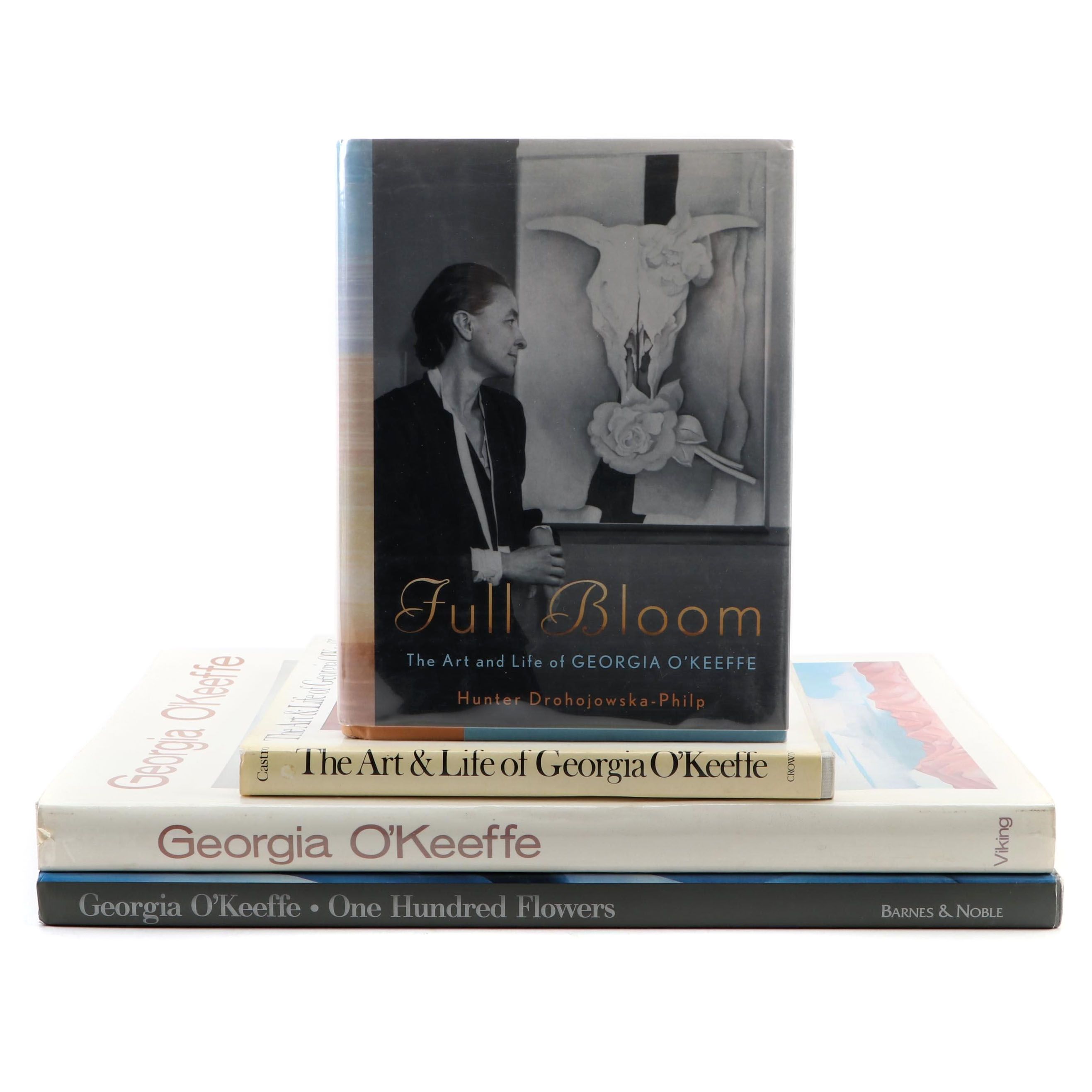 Georgia O'Keeffe Art Books Featuring First Edition "Georgia O'Keeffe"