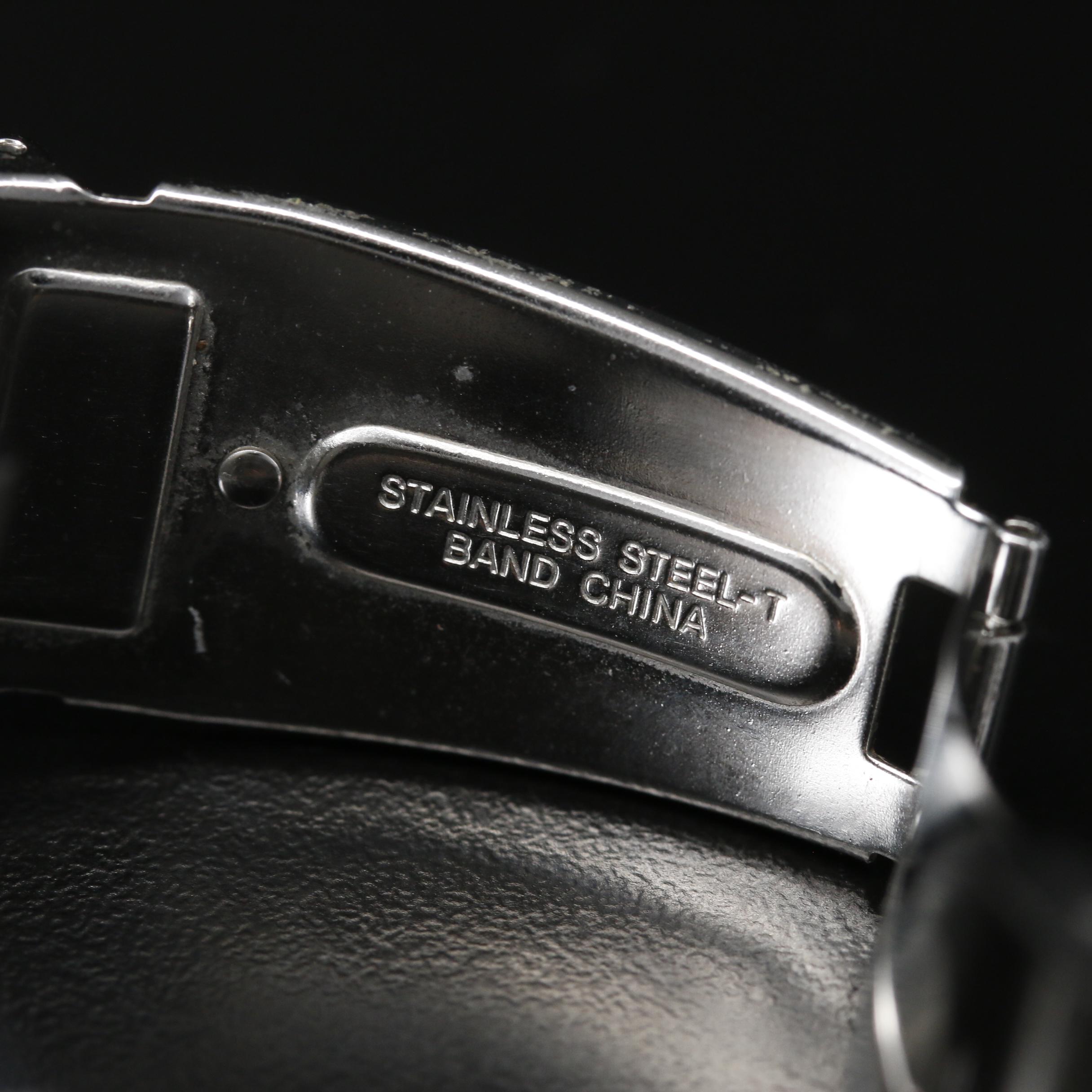 Seiko "Solar" 100 Meters with Date Stainless Steel Watch