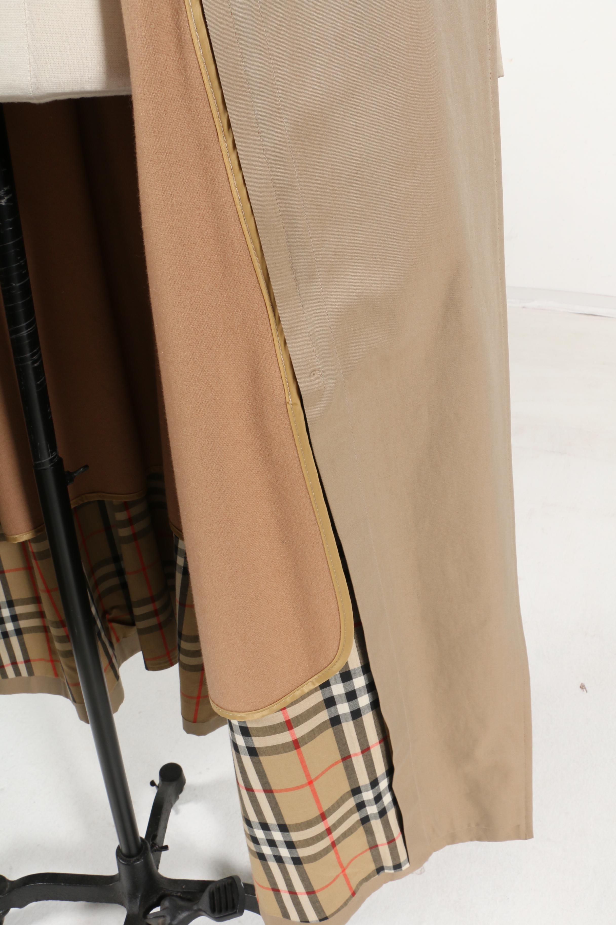 Burberrys Double-Breasted Trench Coat with Removable Lining, Vintage