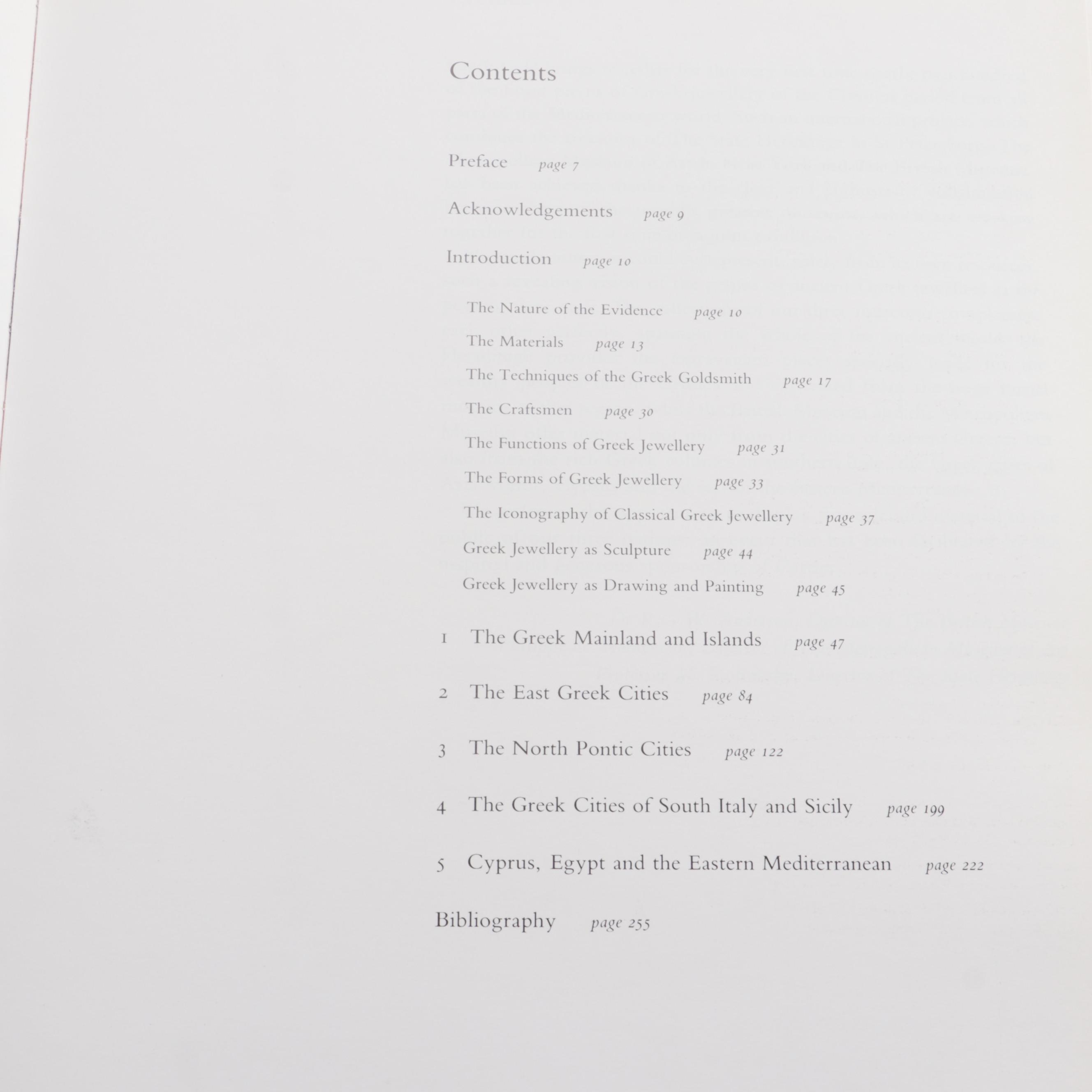 "Ancient Gold Jewelry", "Greek Gold" and Other Jewelry History Books