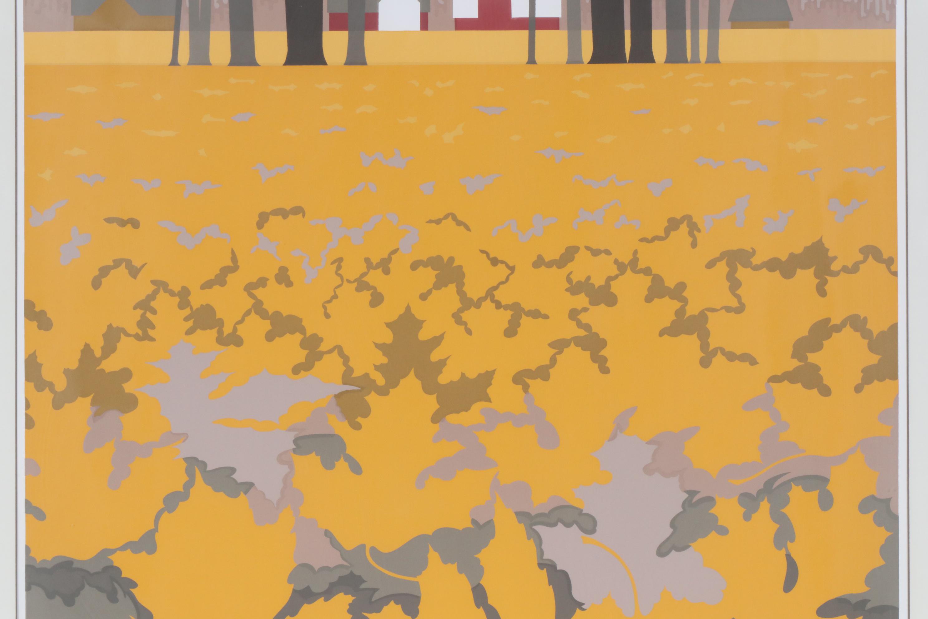 Steve Horan Serigraph "Leaves"