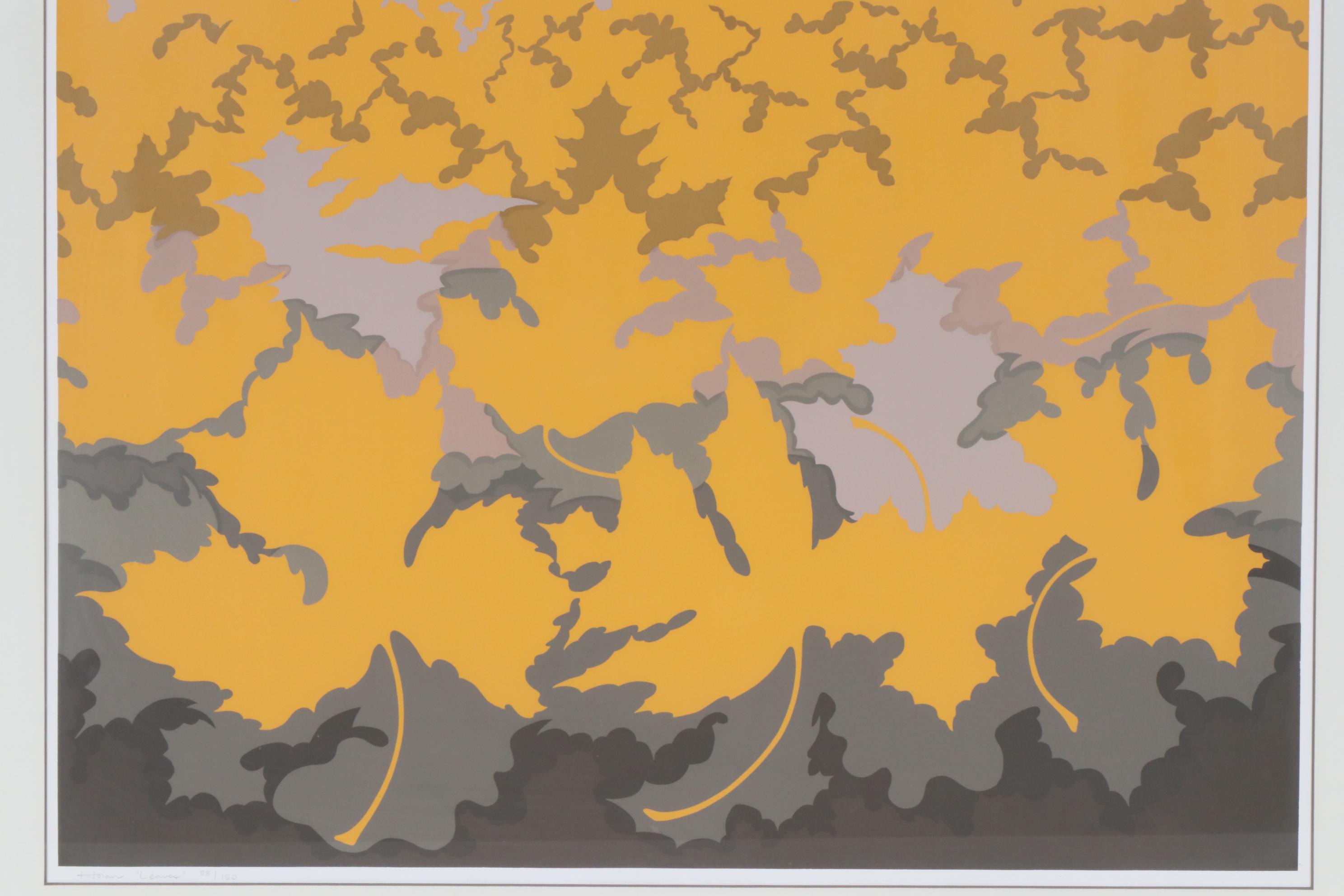 Steve Horan Serigraph "Leaves"