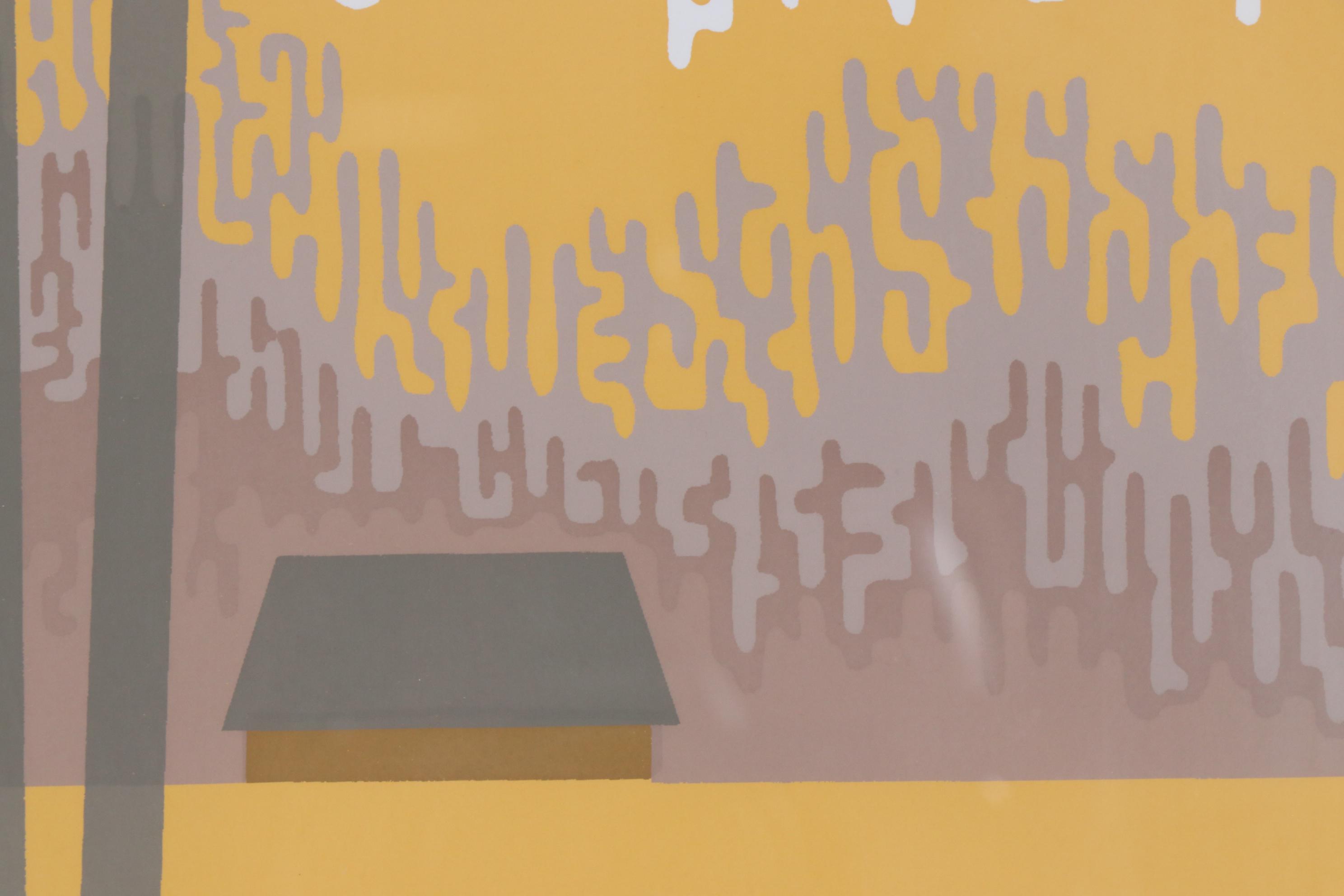 Steve Horan Serigraph "Leaves"