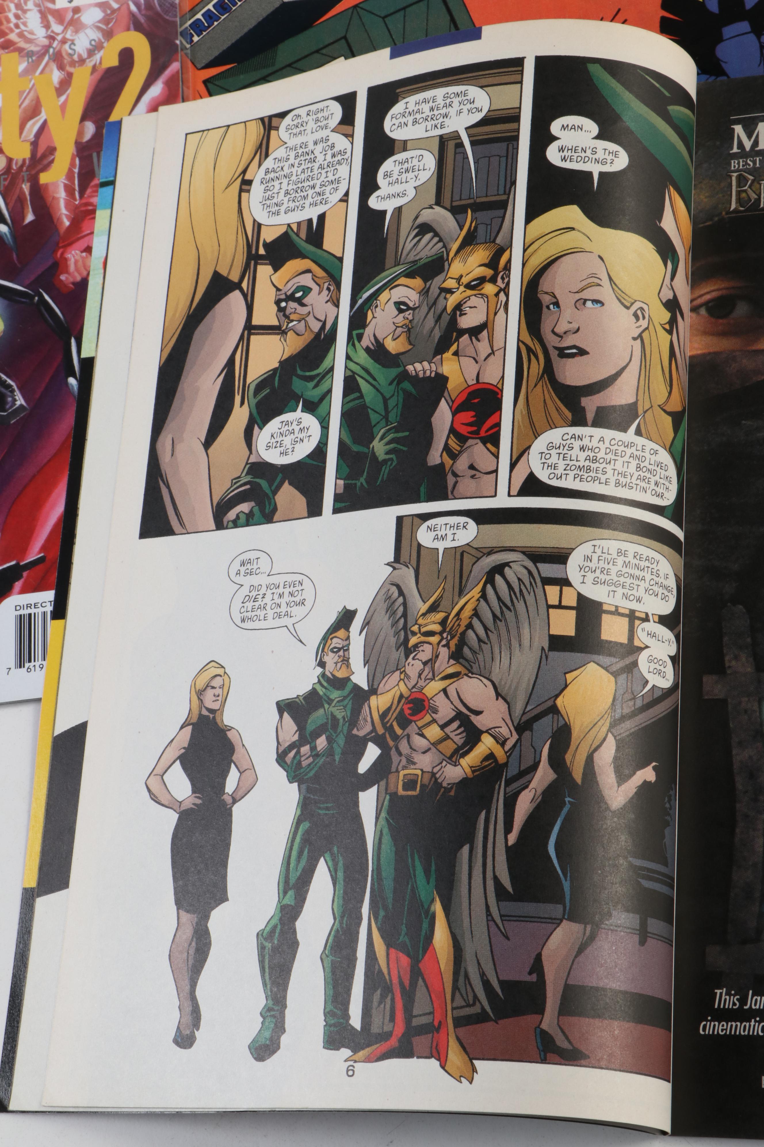 "Seven to Eternity," "Green Arrow," "Justice League," and Other Comics