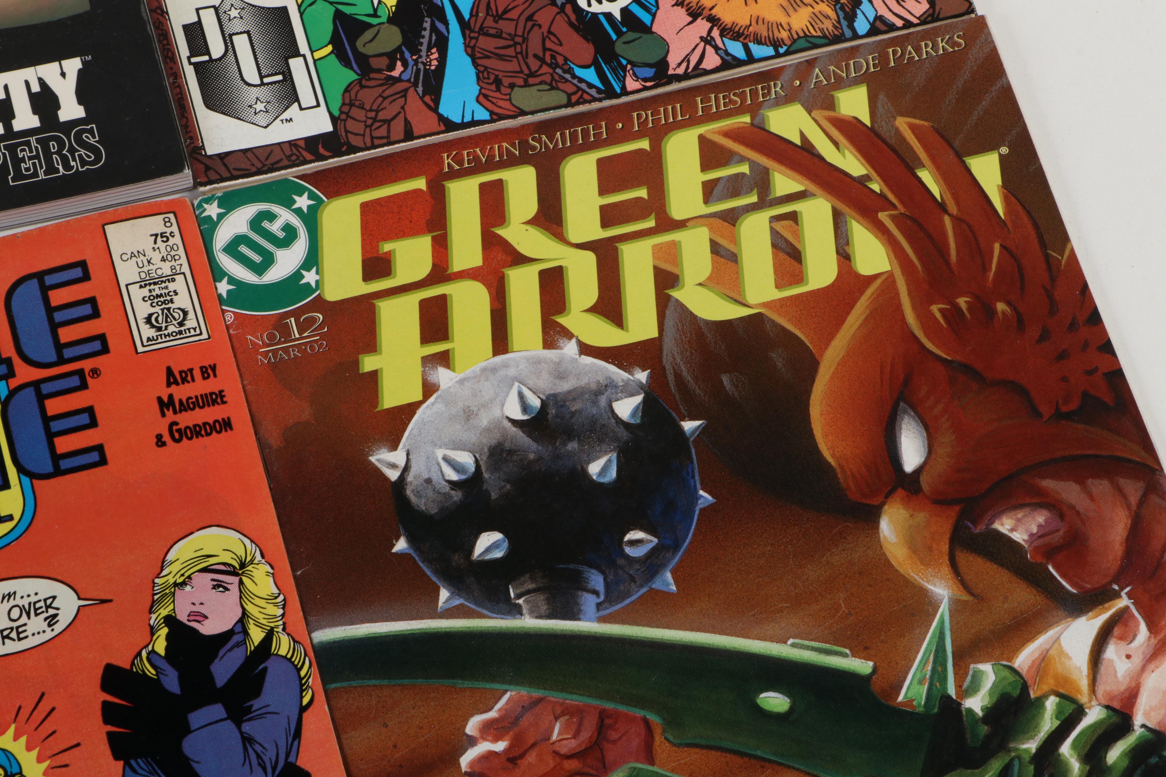 "Seven to Eternity," "Green Arrow," "Justice League," and Other Comics