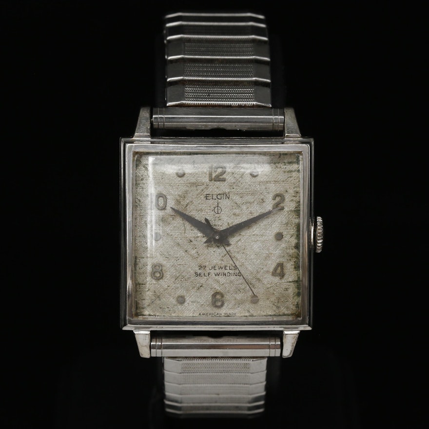 Vintage Elgin 10K Gold Filled Automatic Wristwatch