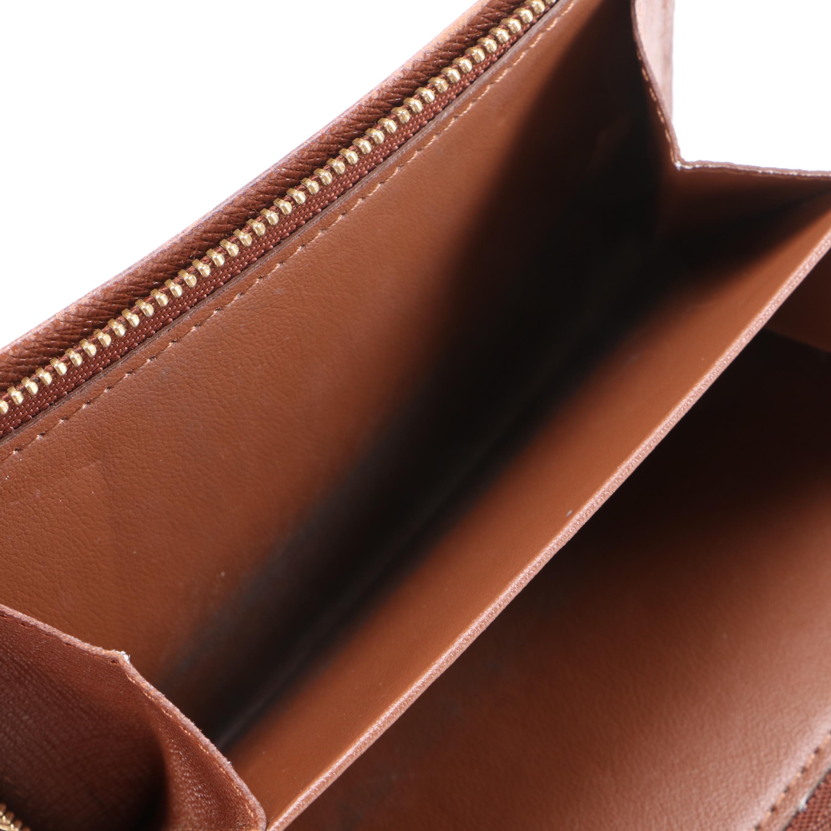 Louis Vuitton Porte-Monnaie Tresor Wallet in Monogram Canvas and Leather