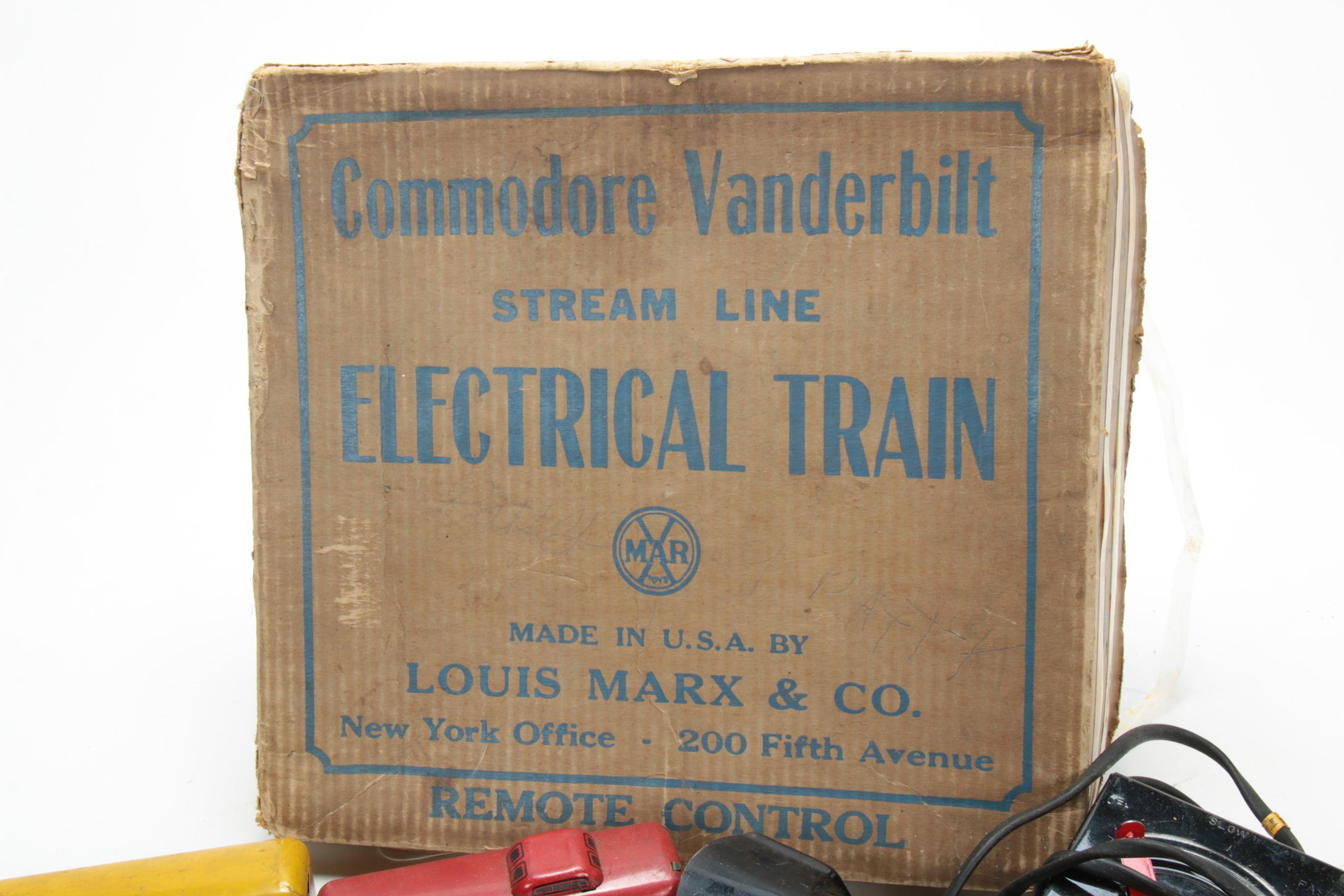 Louis Marx Commodore Vanderbilt Stream Line Remote Control Electric Train