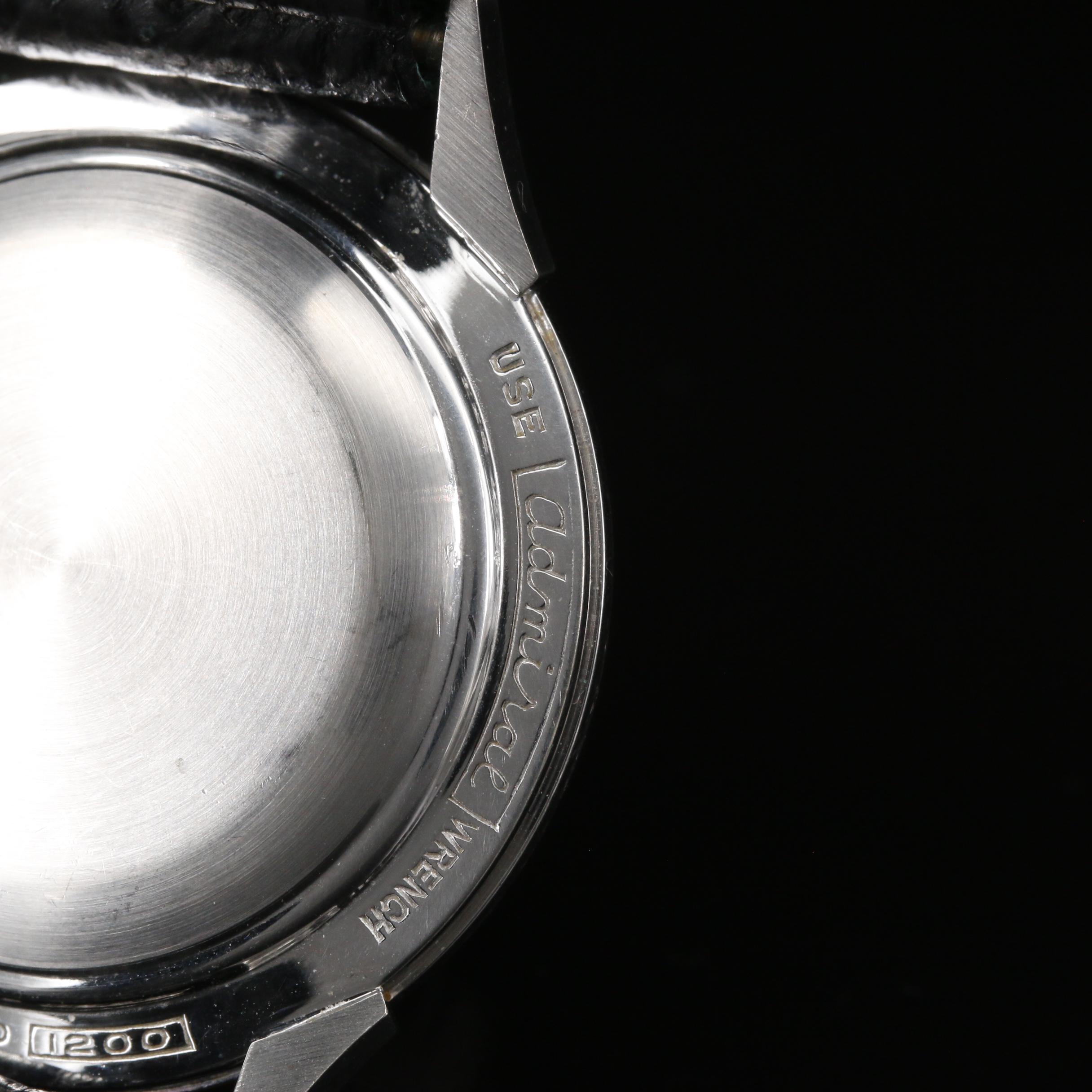 1964 Longines "Galaxy" Diamond Mystery Dial 14K White Gold Stem Wind Watch