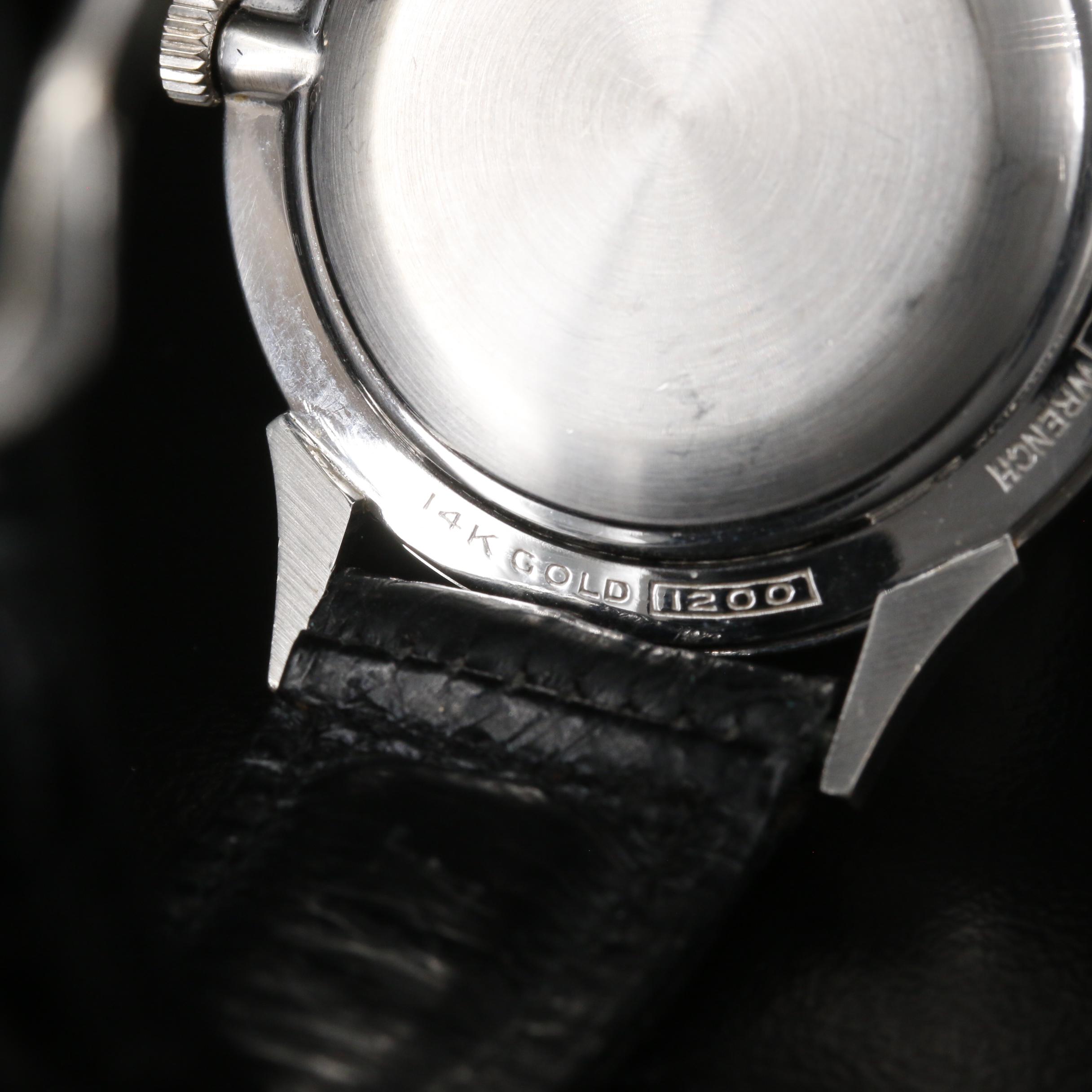 1964 Longines "Galaxy" Diamond Mystery Dial 14K White Gold Stem Wind Watch