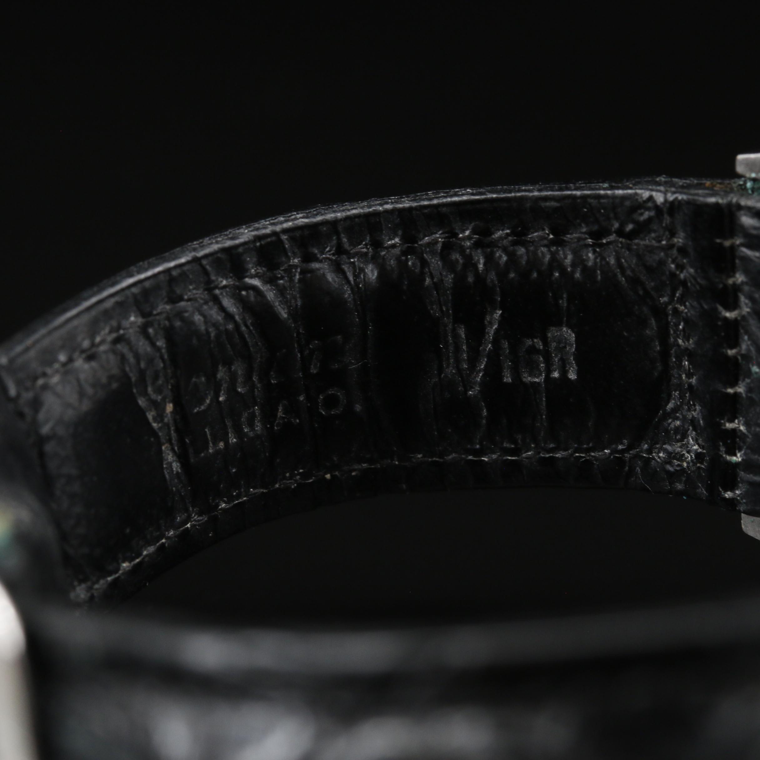 1964 Longines "Galaxy" Diamond Mystery Dial 14K White Gold Stem Wind Watch