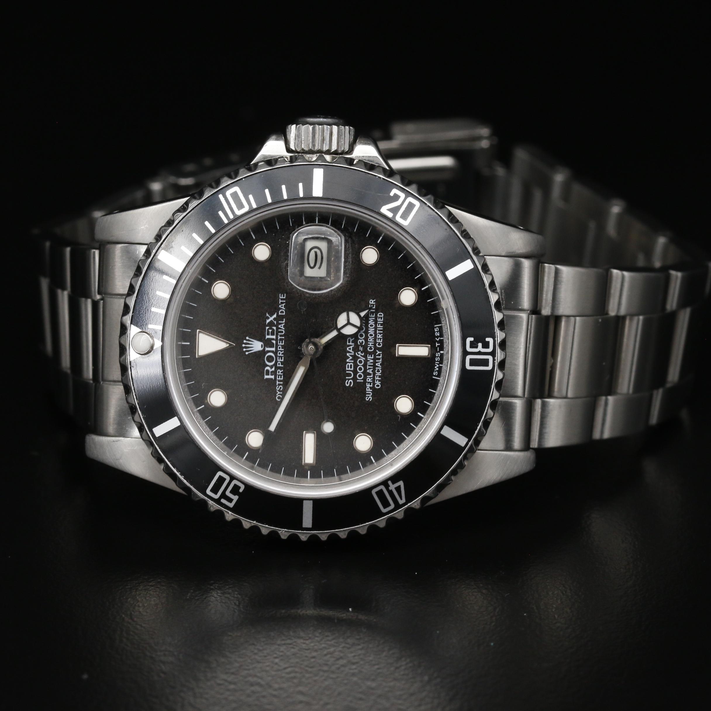 1984 Rolex "Submariner" Stainless Steel Automatic Watch