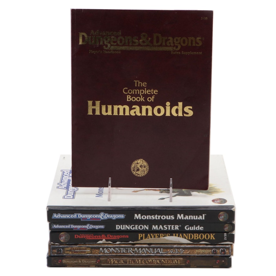 Dungeons and Dragons Handbooks and Monsters Manuals