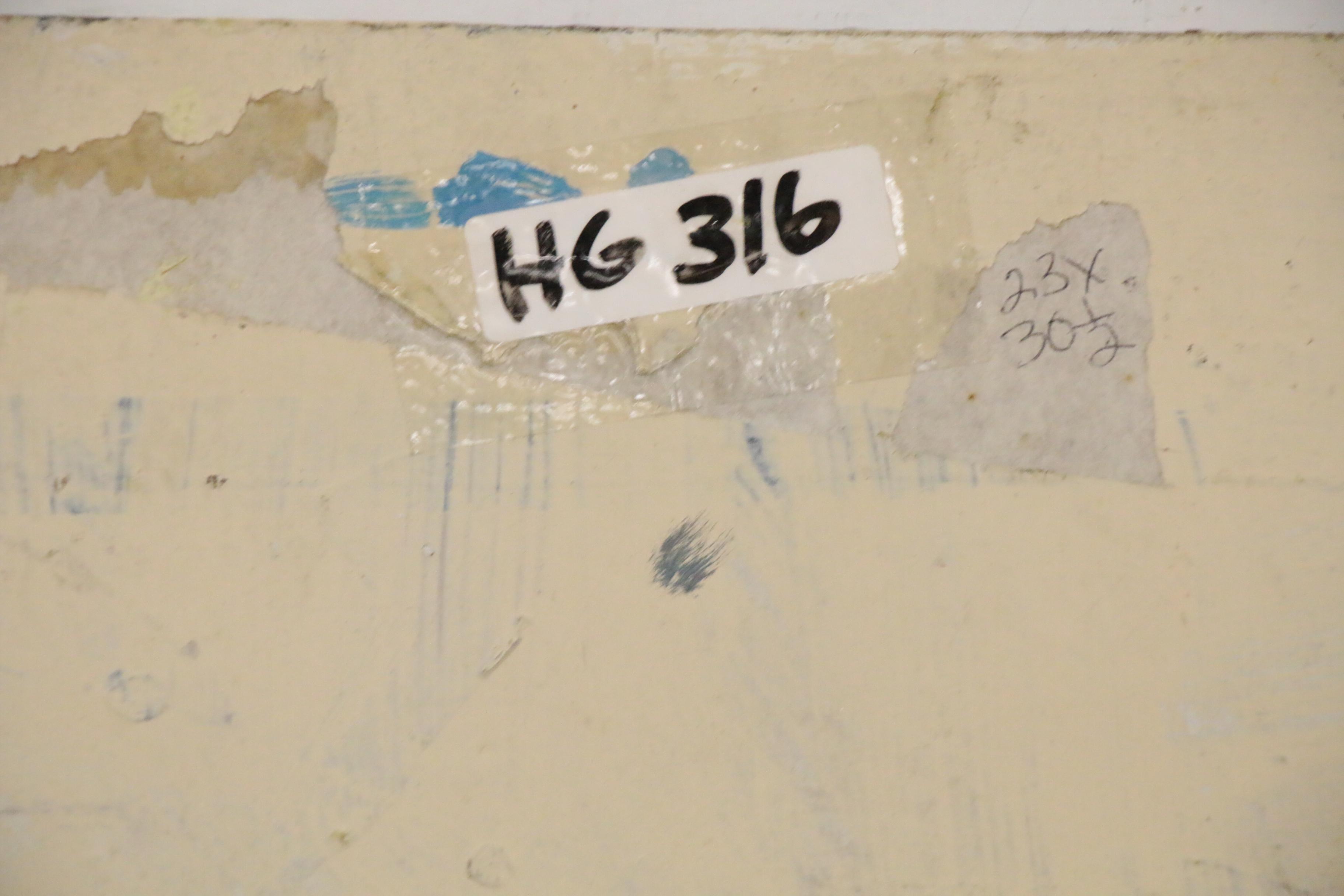 Bill Salamon Oil Painting of a Burlesque Dancer, Mid to Late 20th Century