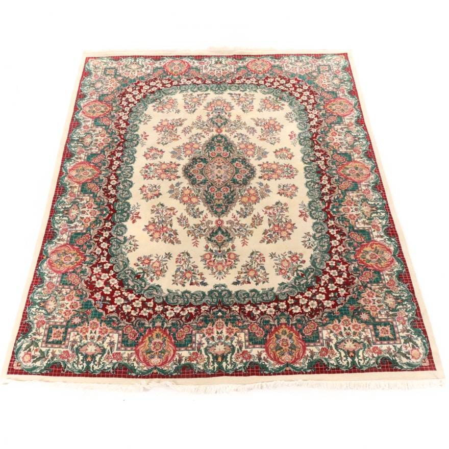 7'10 x 10'1 Hand-Knotted Sino-Persian Heriz Rug