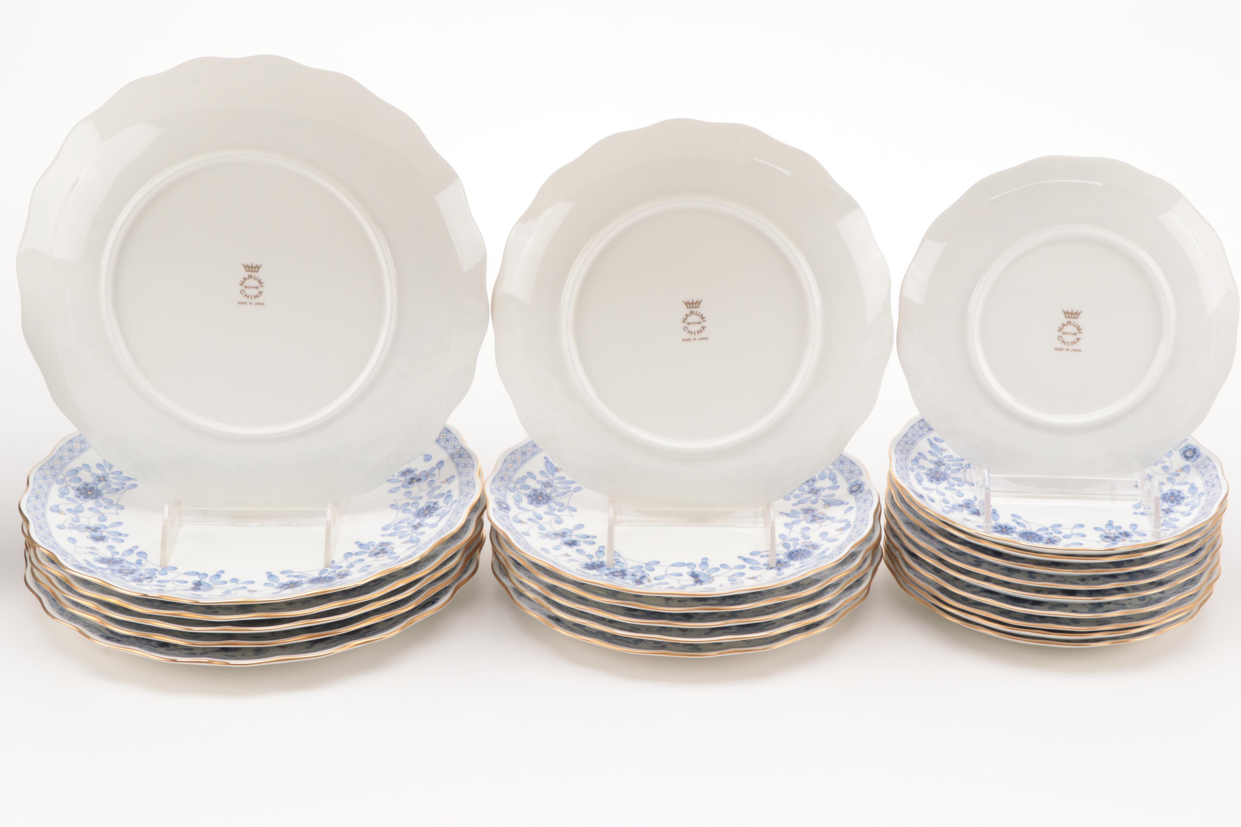 Narumi "Milano" Bone China Dinnerware, Flatware, and Coffee Set